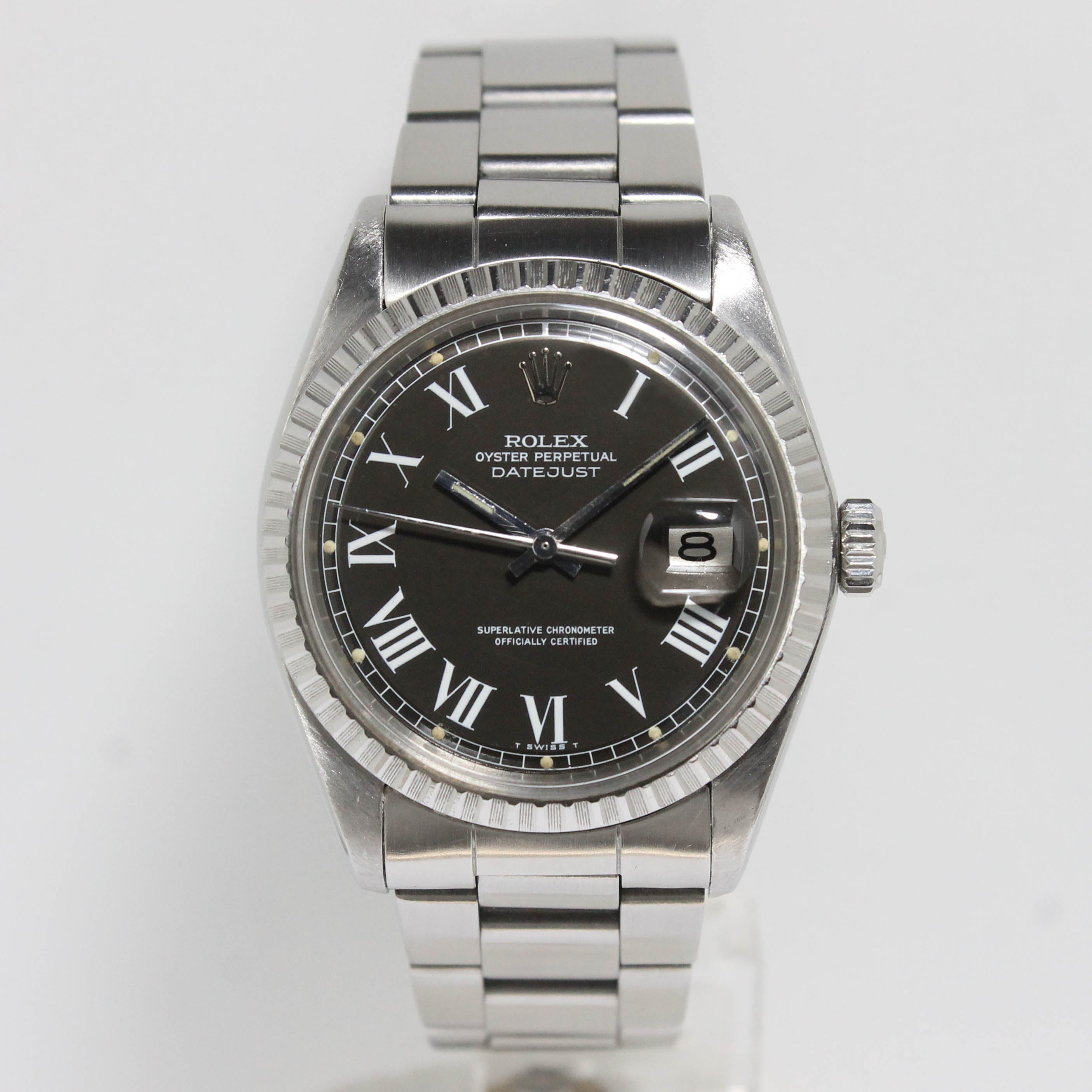 1974 Rolex Datejust Grey Buckley Dial Ref. 1603