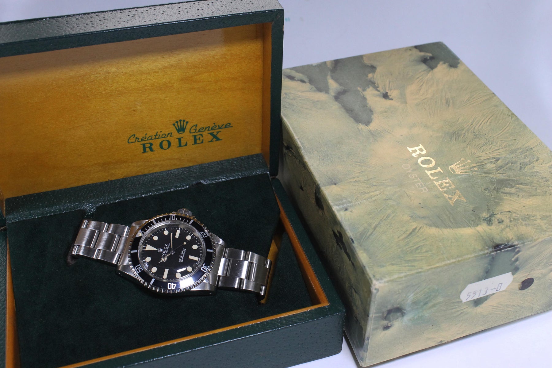 1979 Rolex Submariner Maxi Mk1 Dial Ref. 5513 (with Box & Carton)