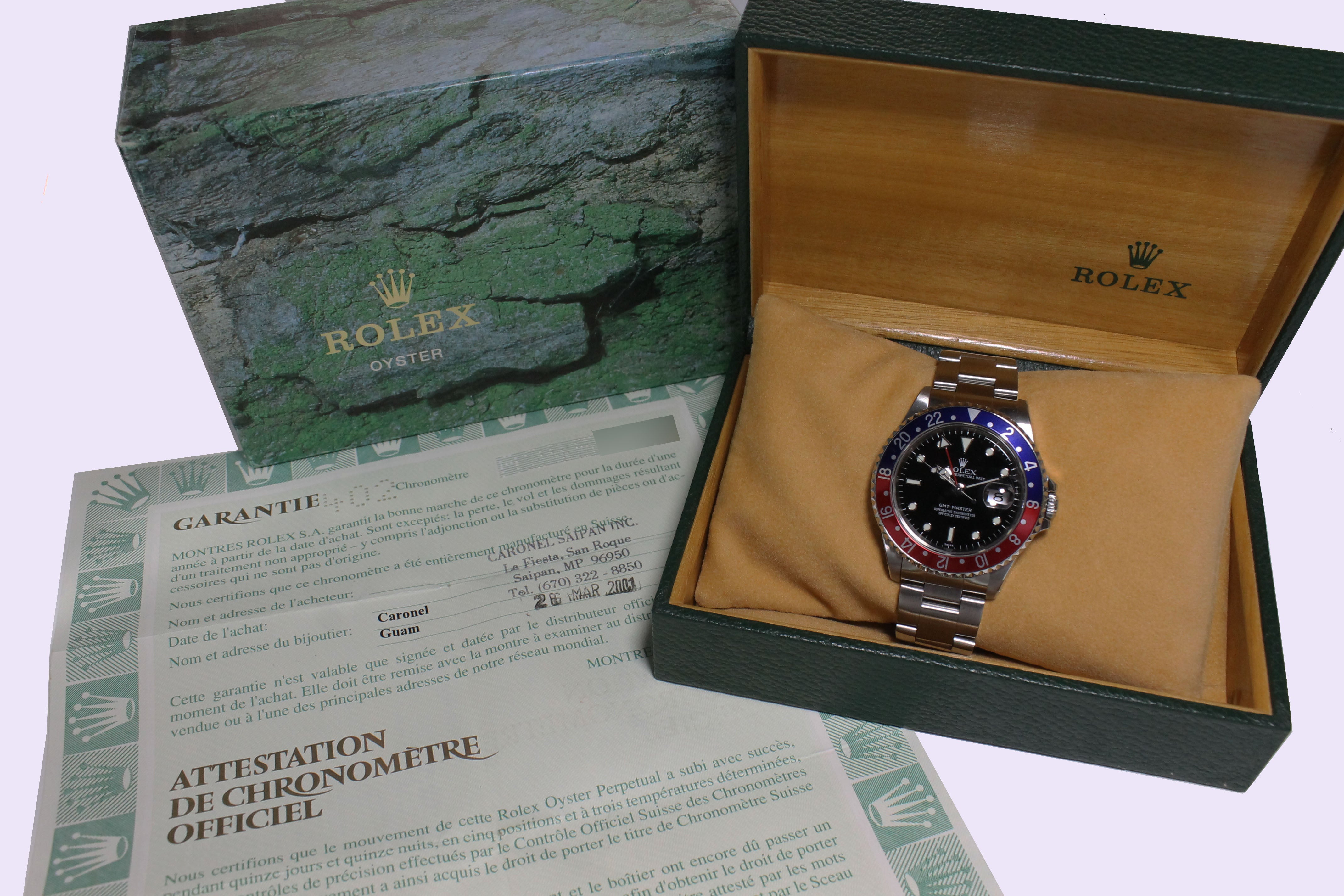 1999 Rolex GMT Master Ref. 16700 (Full Set)