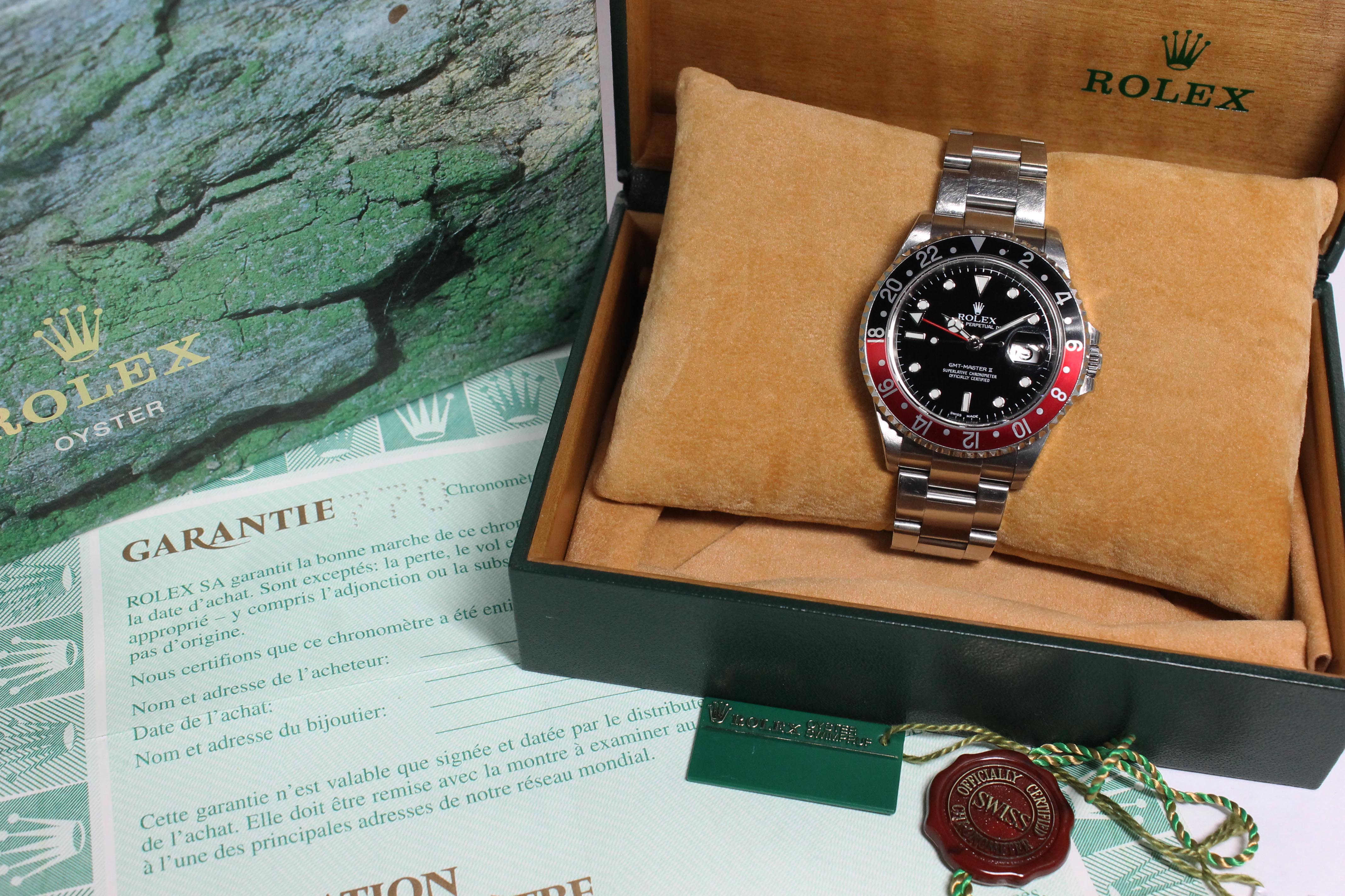 Rolex GMT Master II Ref. 16710 Year 2001 (Full Set)