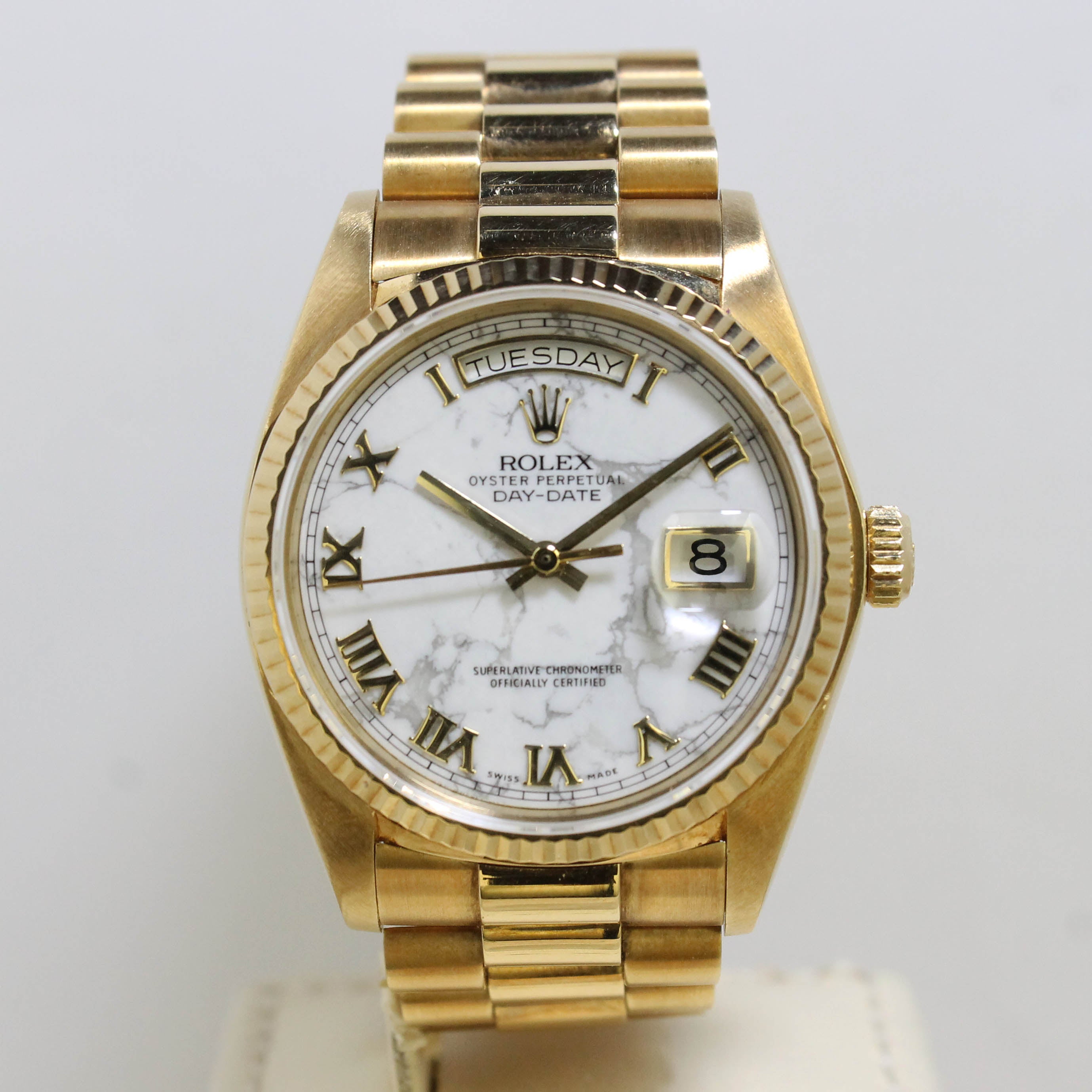 1980 Rolex Day Date Marble Ref. 18038