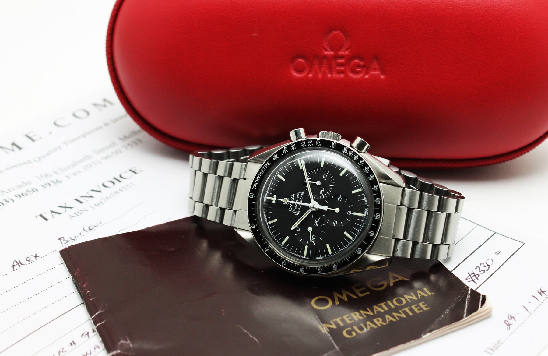 1984 - Omega Speedmaster Professional (with pouch and papers) - Momentum Dubai