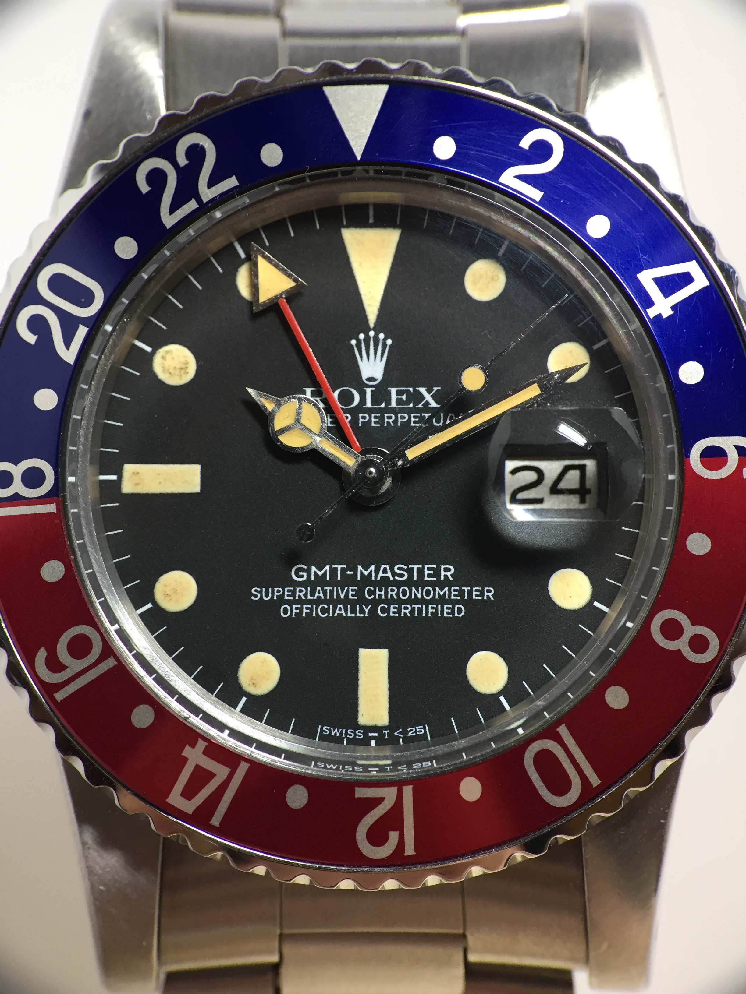 Rolex GMT Master Ref. 1675 Year 1977 (Full set)