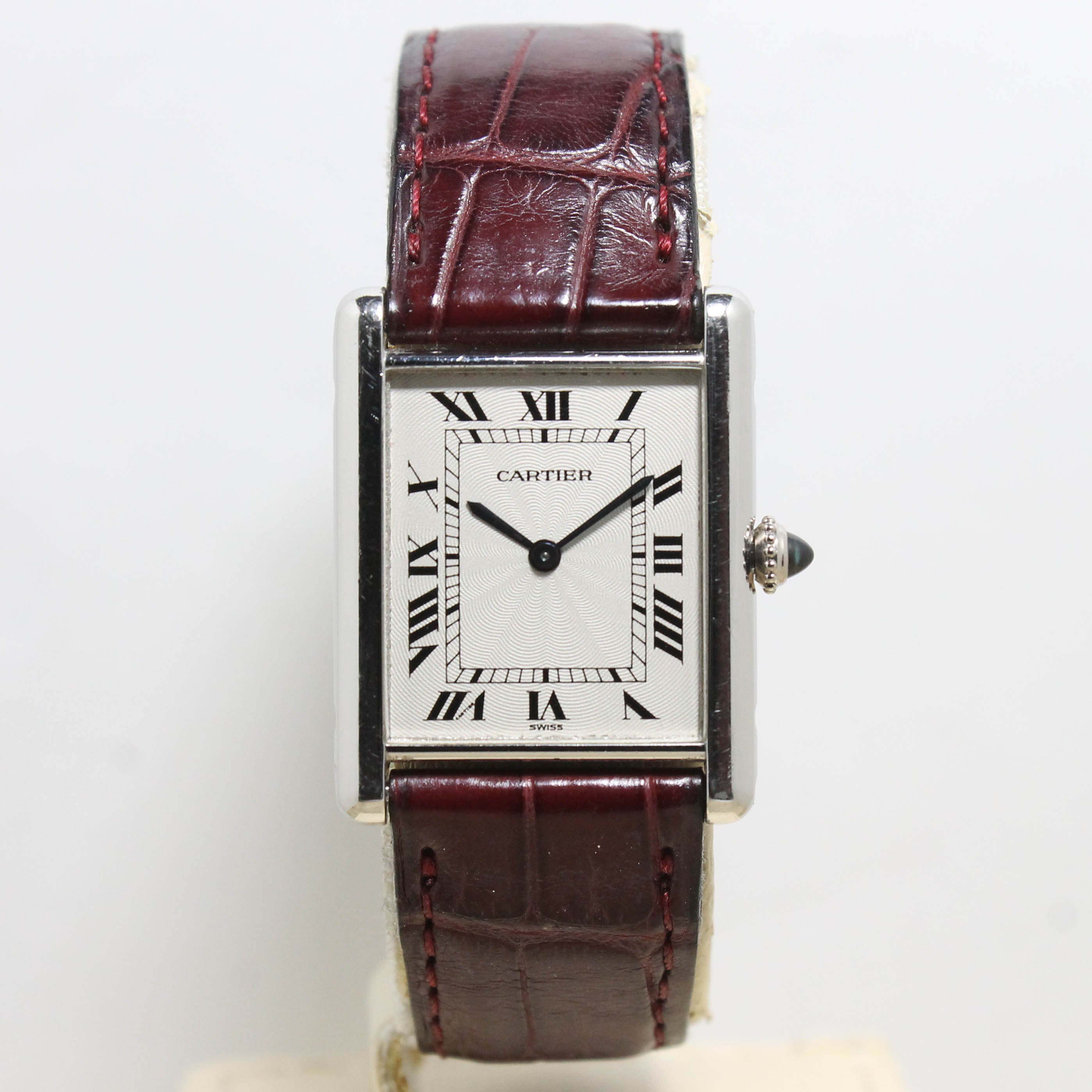 2000 Cartier Tank Louis Platinum Ref. 1601 1