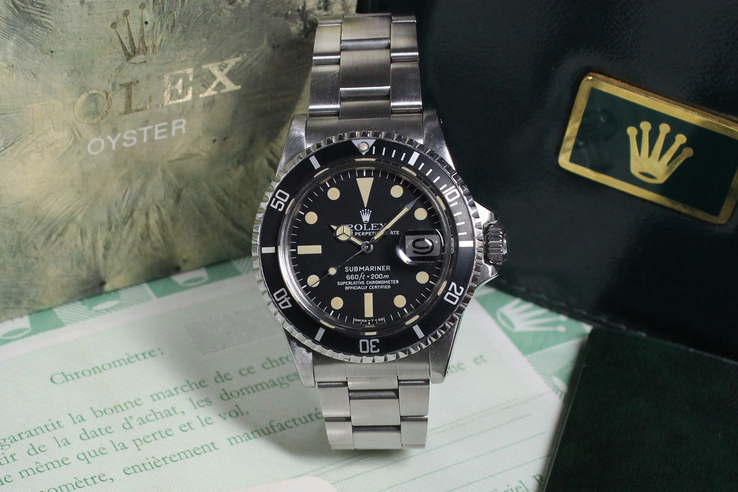 1978 Rolex Submariner MK2 Ref. 1680 (Full Set)