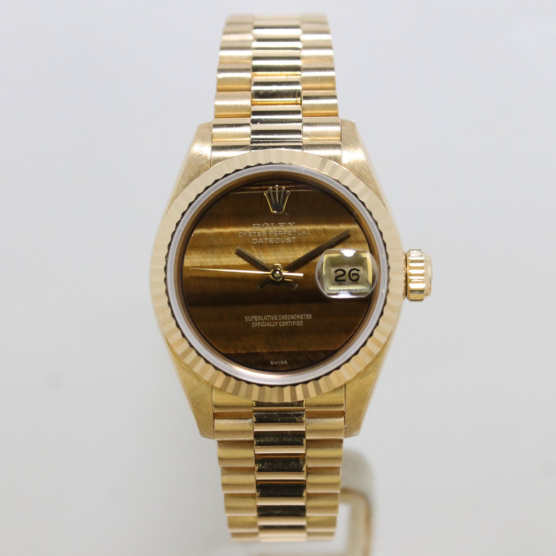 1988 Rolex Datejust Ladies Tiger Eye dial - NOS Ref. 69178