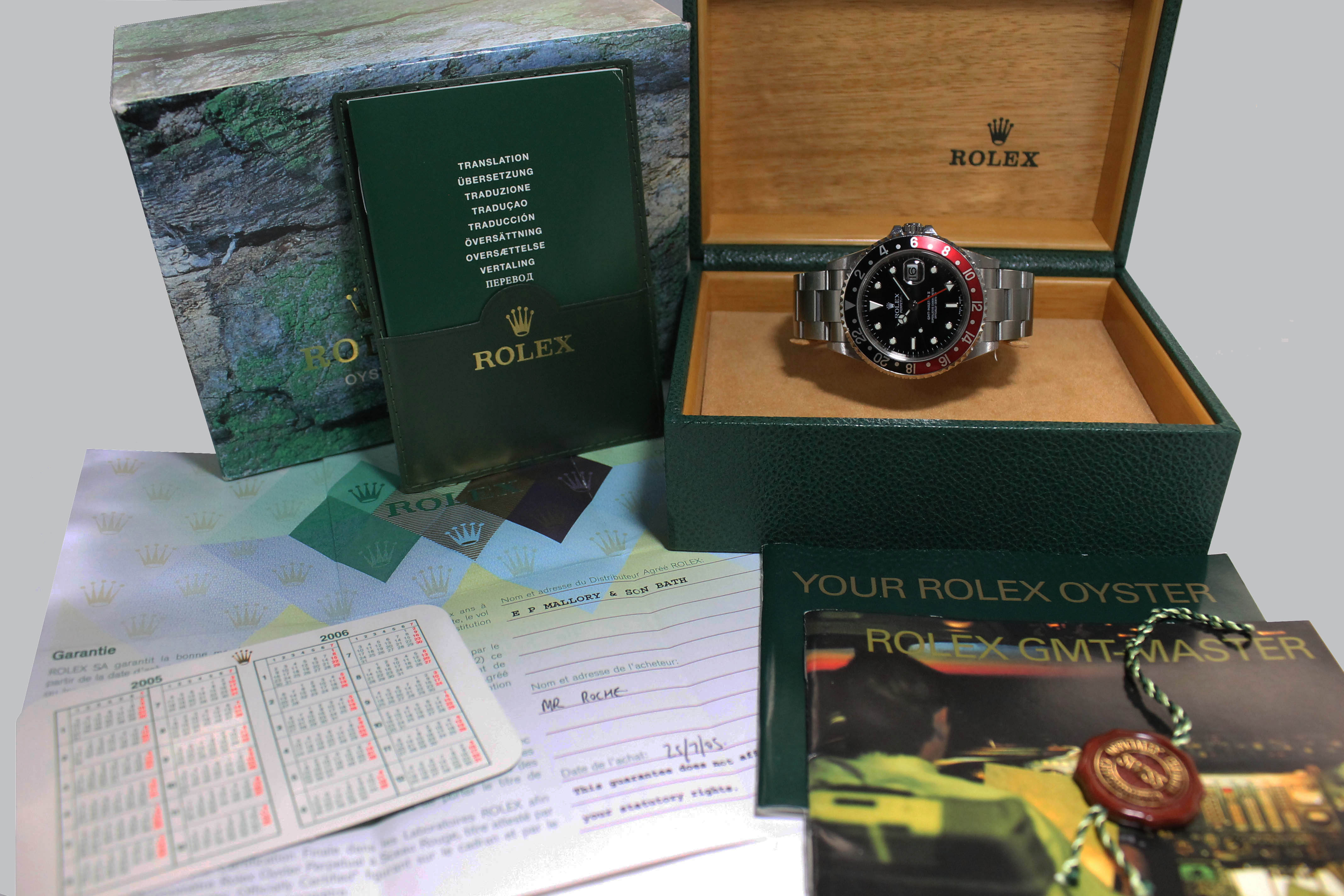 2004 Rolex GMT Master II Coke Unpolished Ref. 16710T (Full Set)