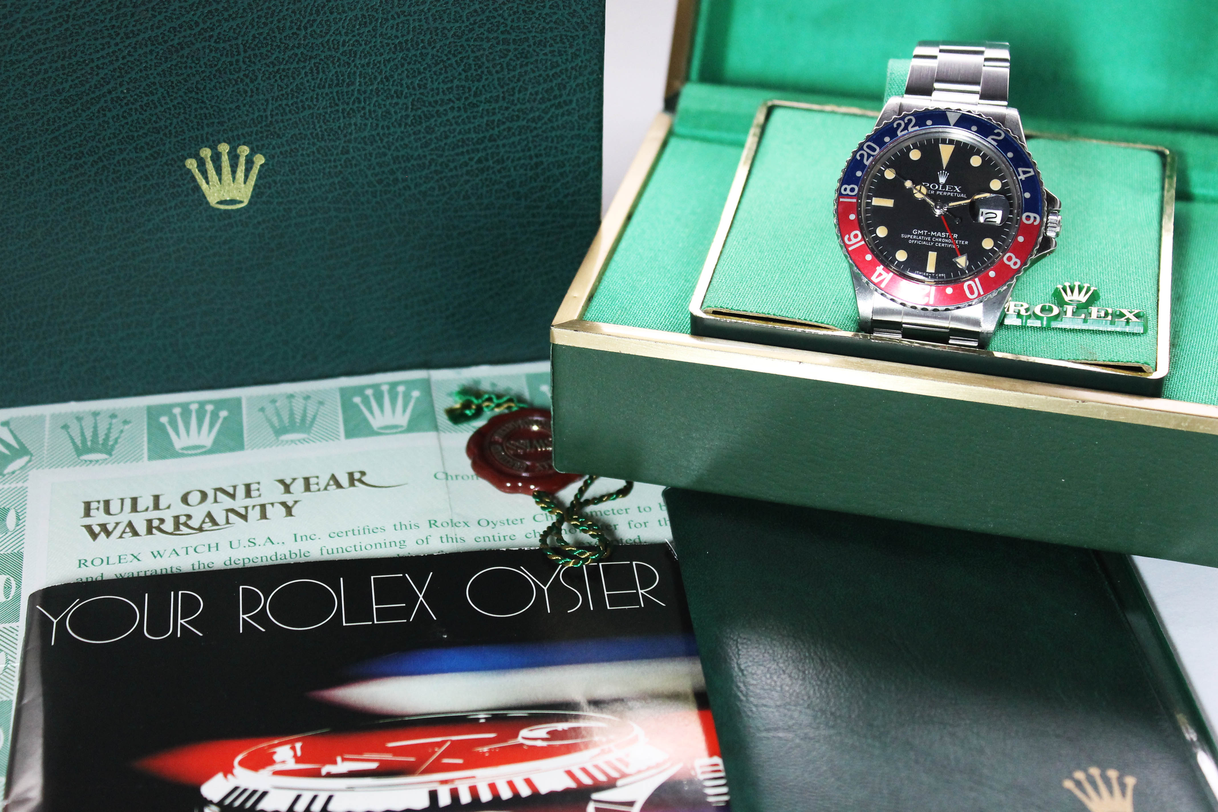 Rolex GMT Master MK4 Ref. 1675 Year 1978 (Full Set)