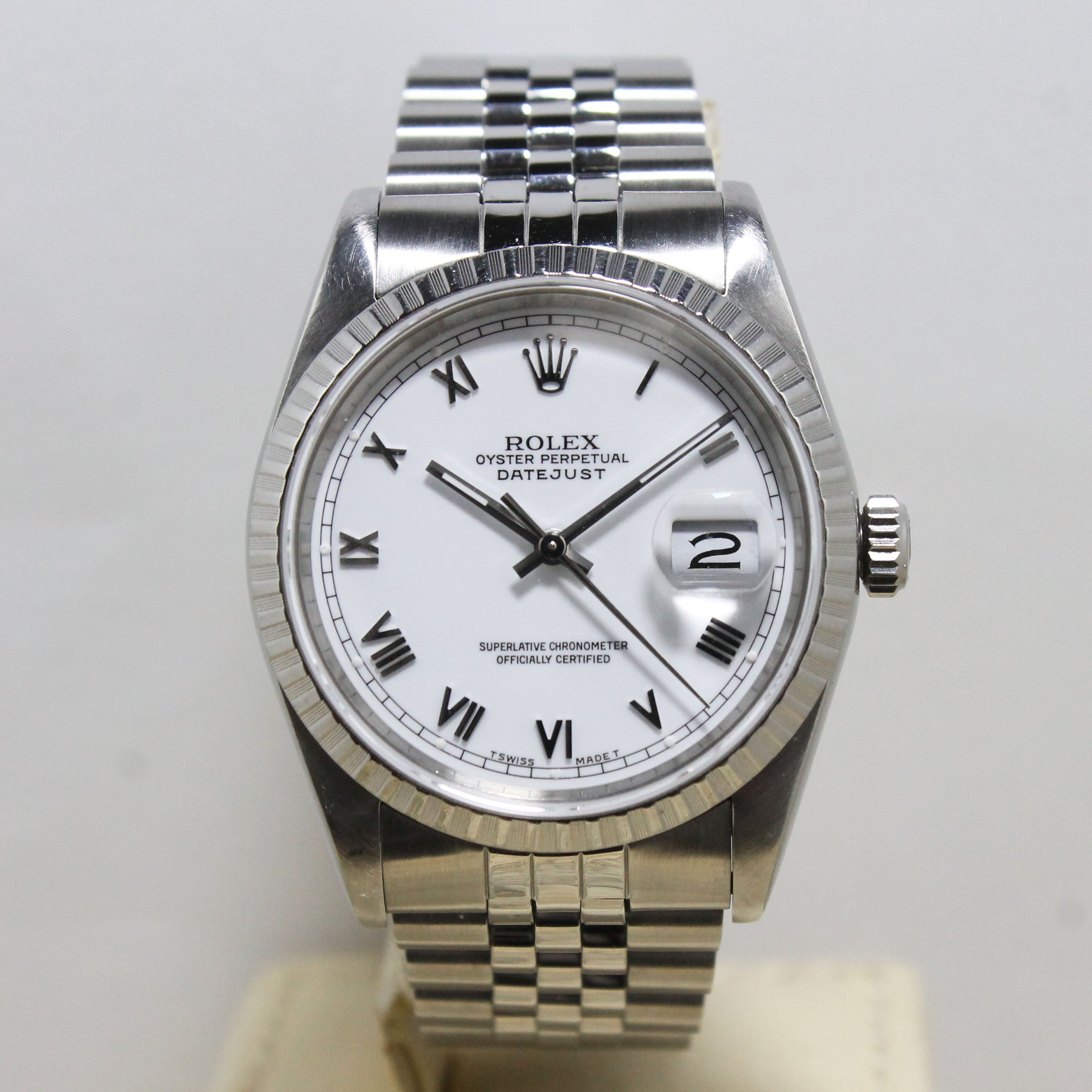 1988 Rolex Datejust White Roman Ref. 16620