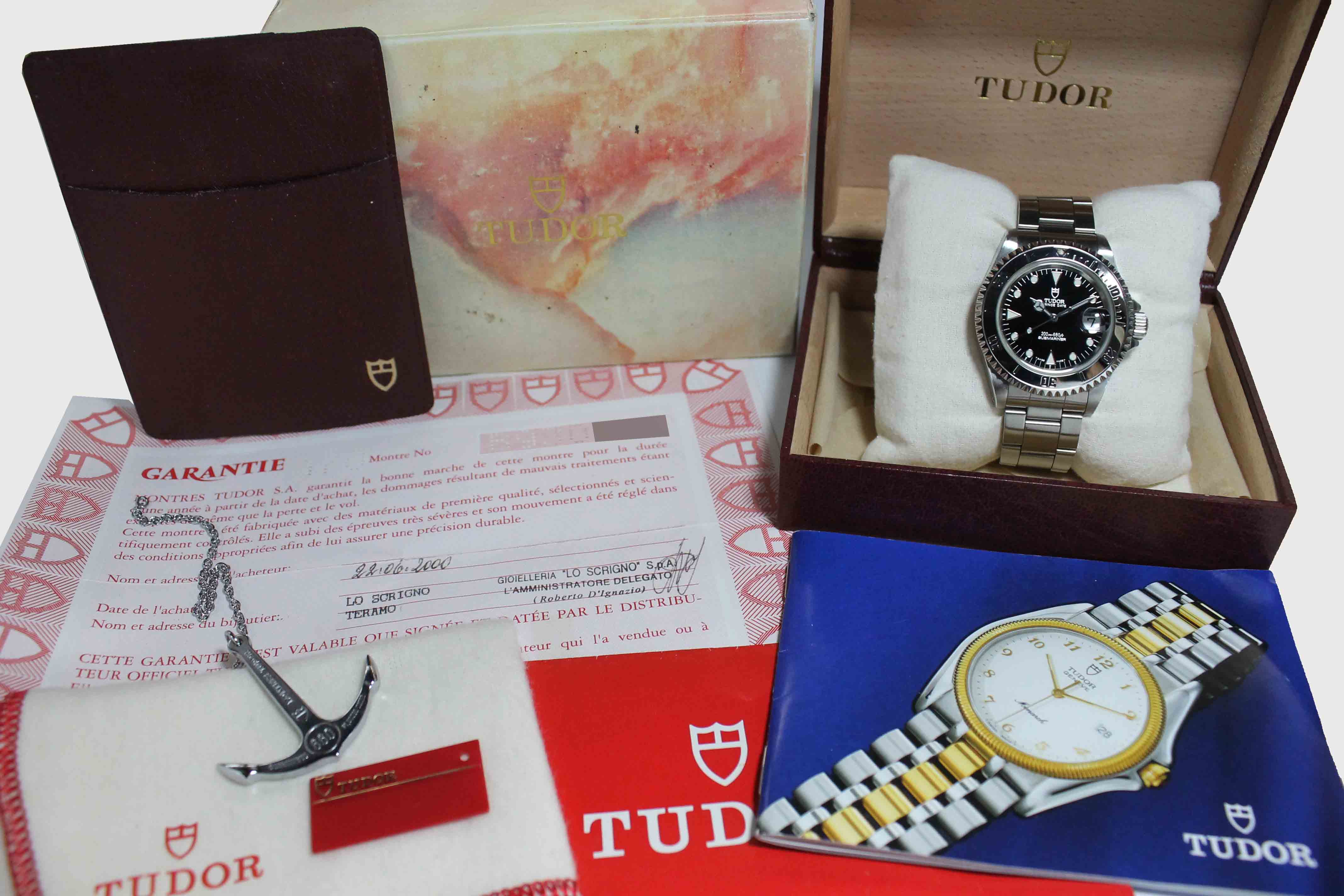 1997 Tudor Submariner 'Rare Steel bezel' Ref.  79190 (Full Set)