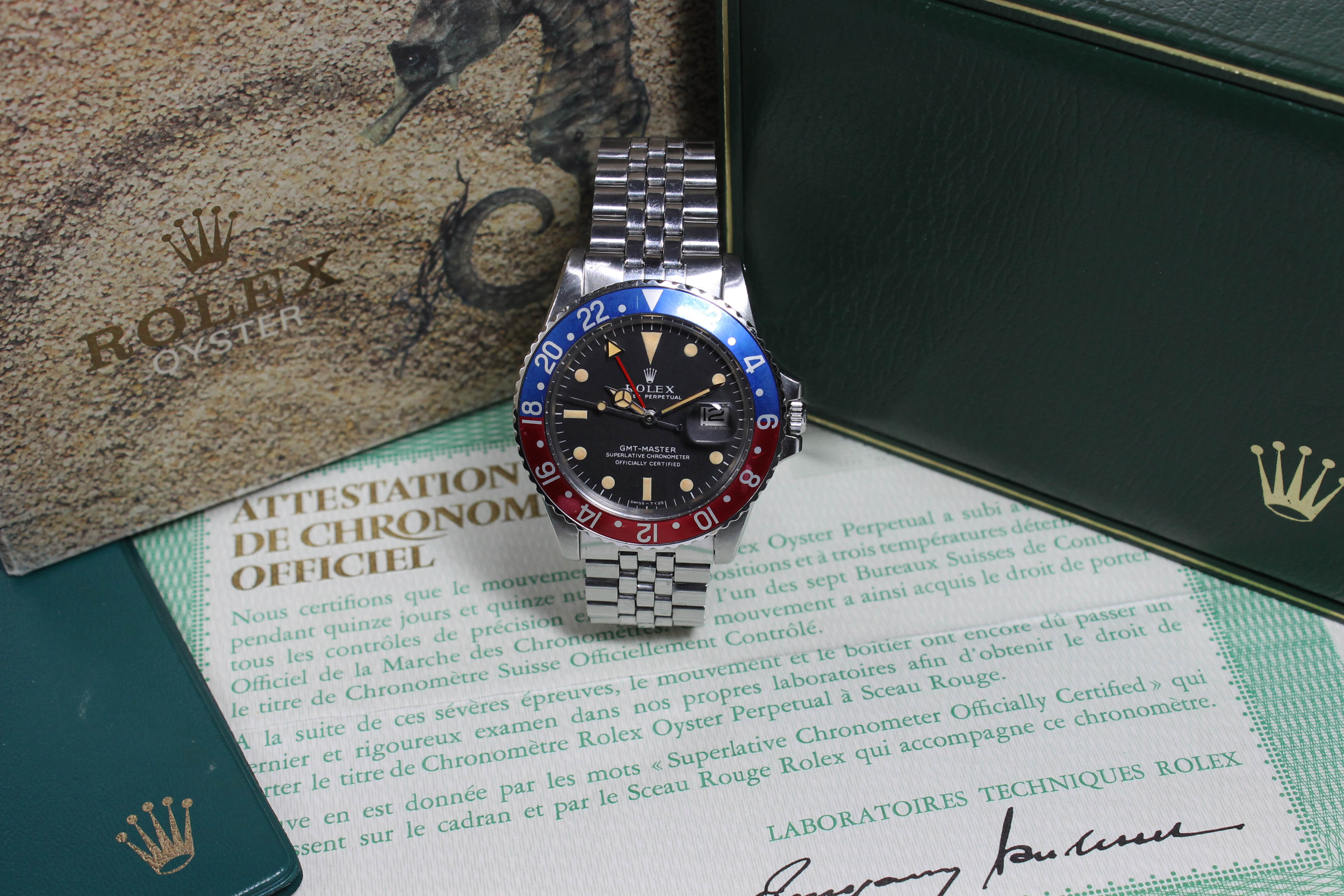 Rolex GMT Master MK1 Ref. 1675 Year 1971 (Full Set)