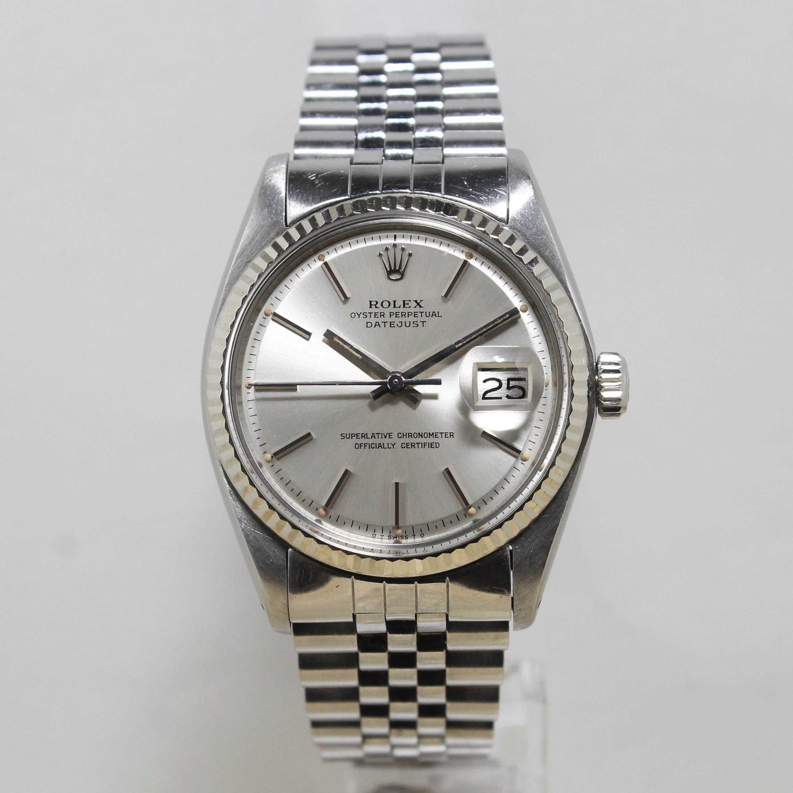 1978 Rolex Datejust Sliver Dial Ref. 1601