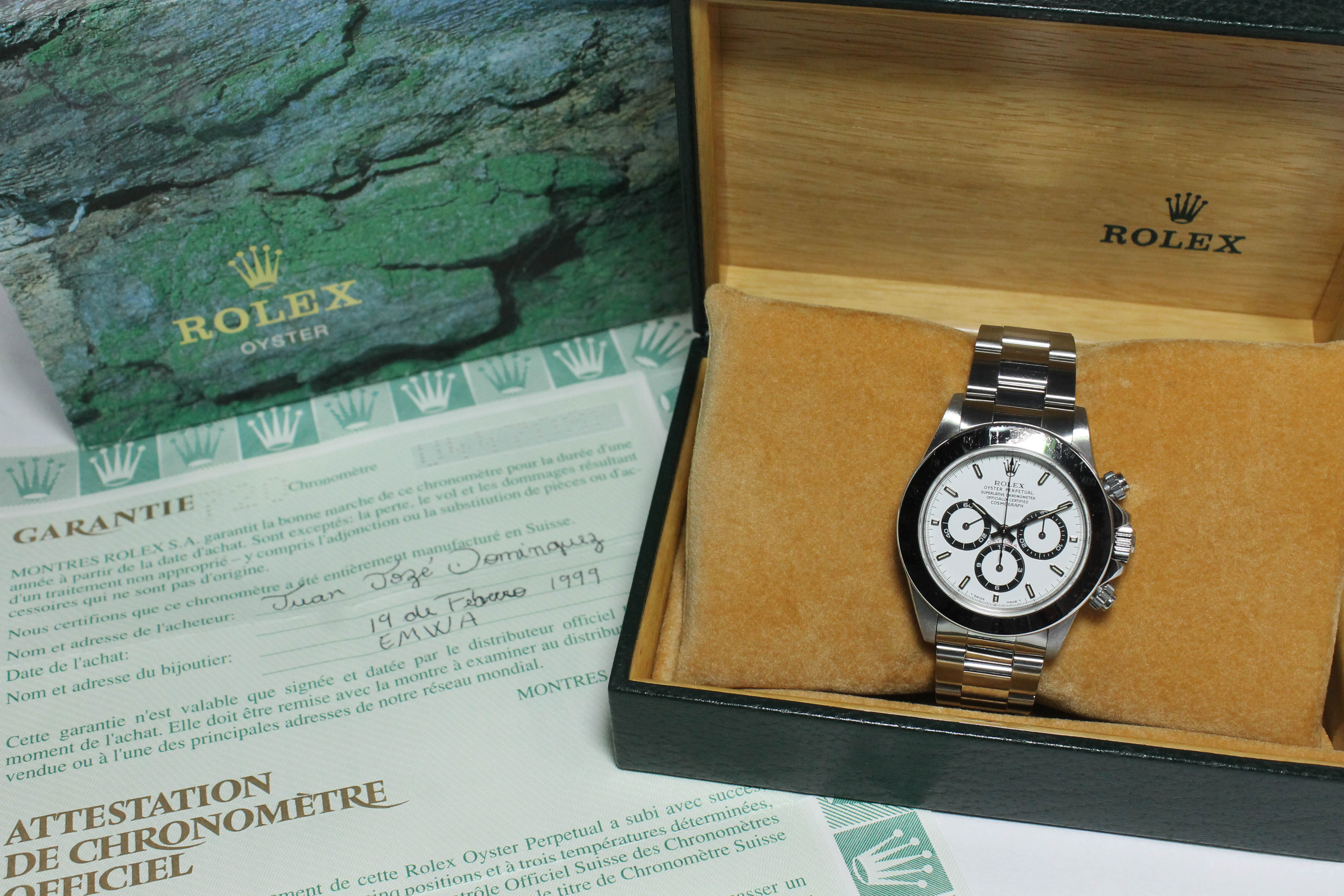 1997 Rolex Daytona Daytona Zenith Ref.16520 (Full Set)