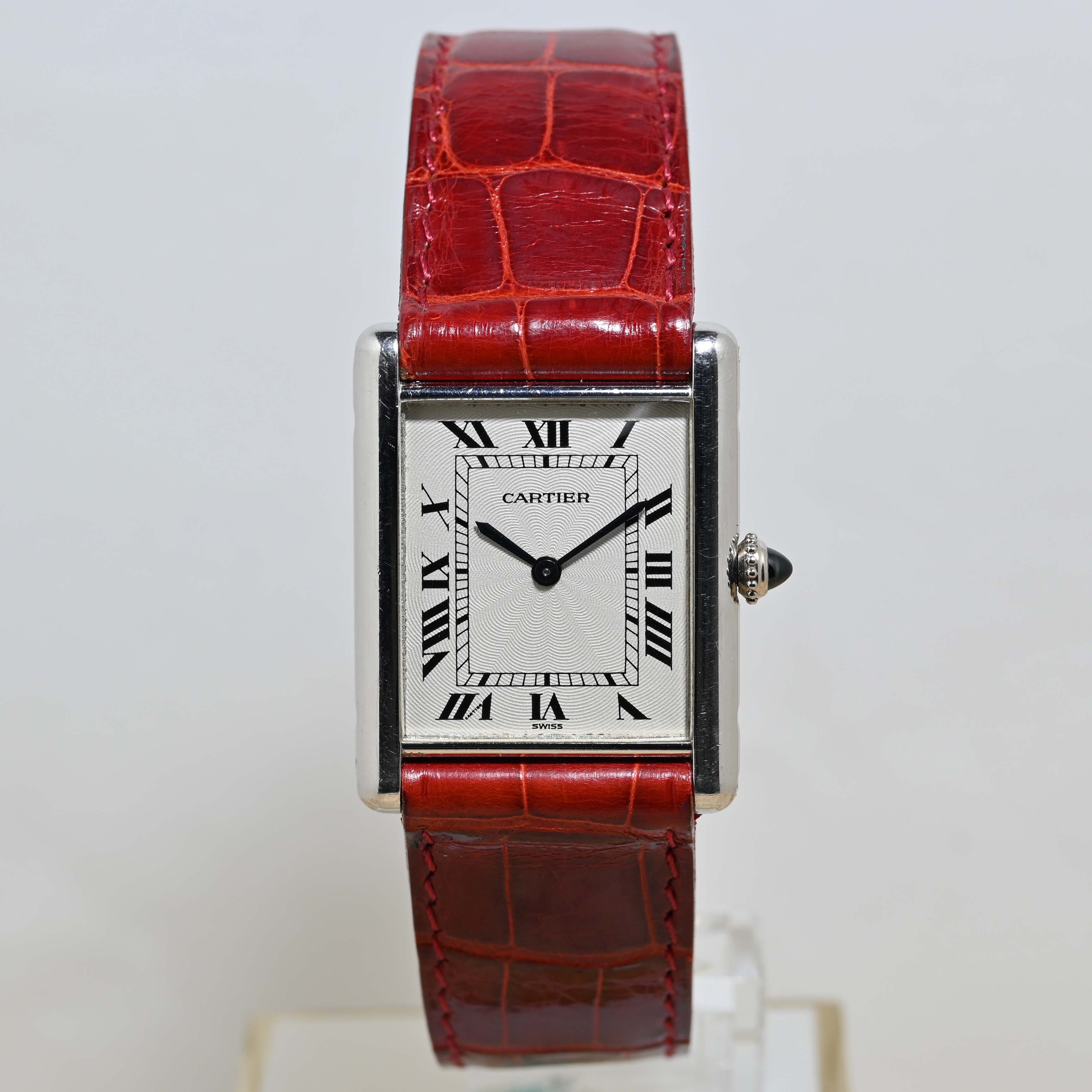 2000 Cartier Tank Louis Platinum Ref. 1601