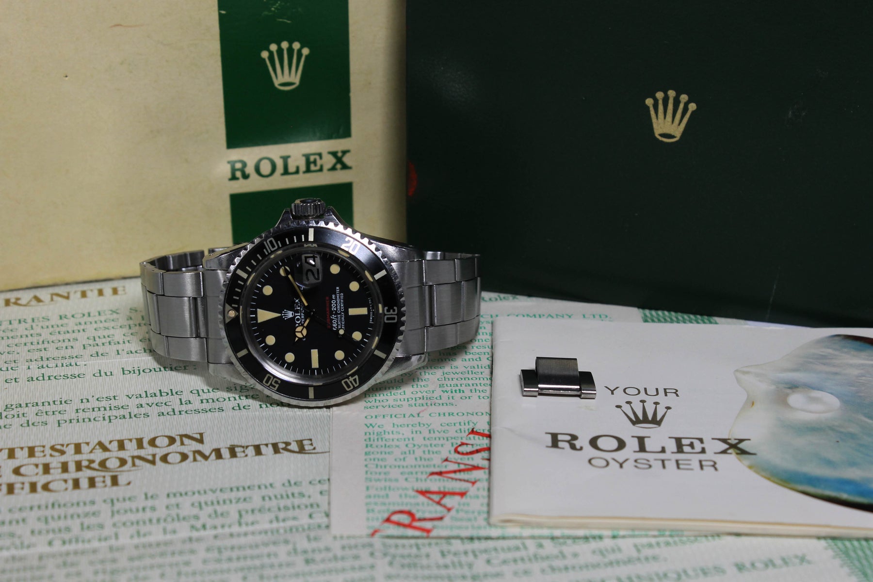 Rolex Red Submariner Ref. 1680 Year 1973 (Full Set)