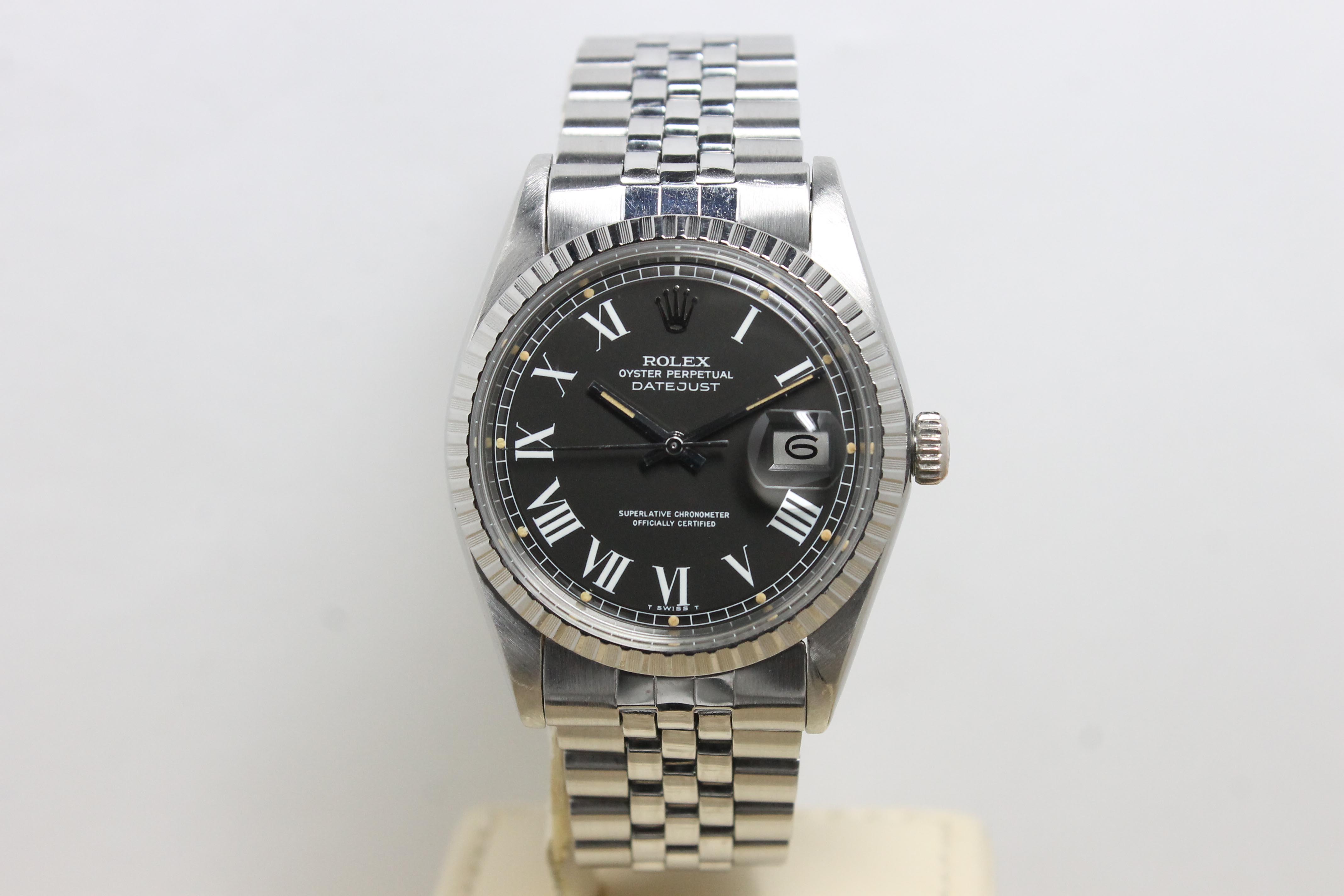 1972 Rolex Datejust Buckley Dial Ref. 1603