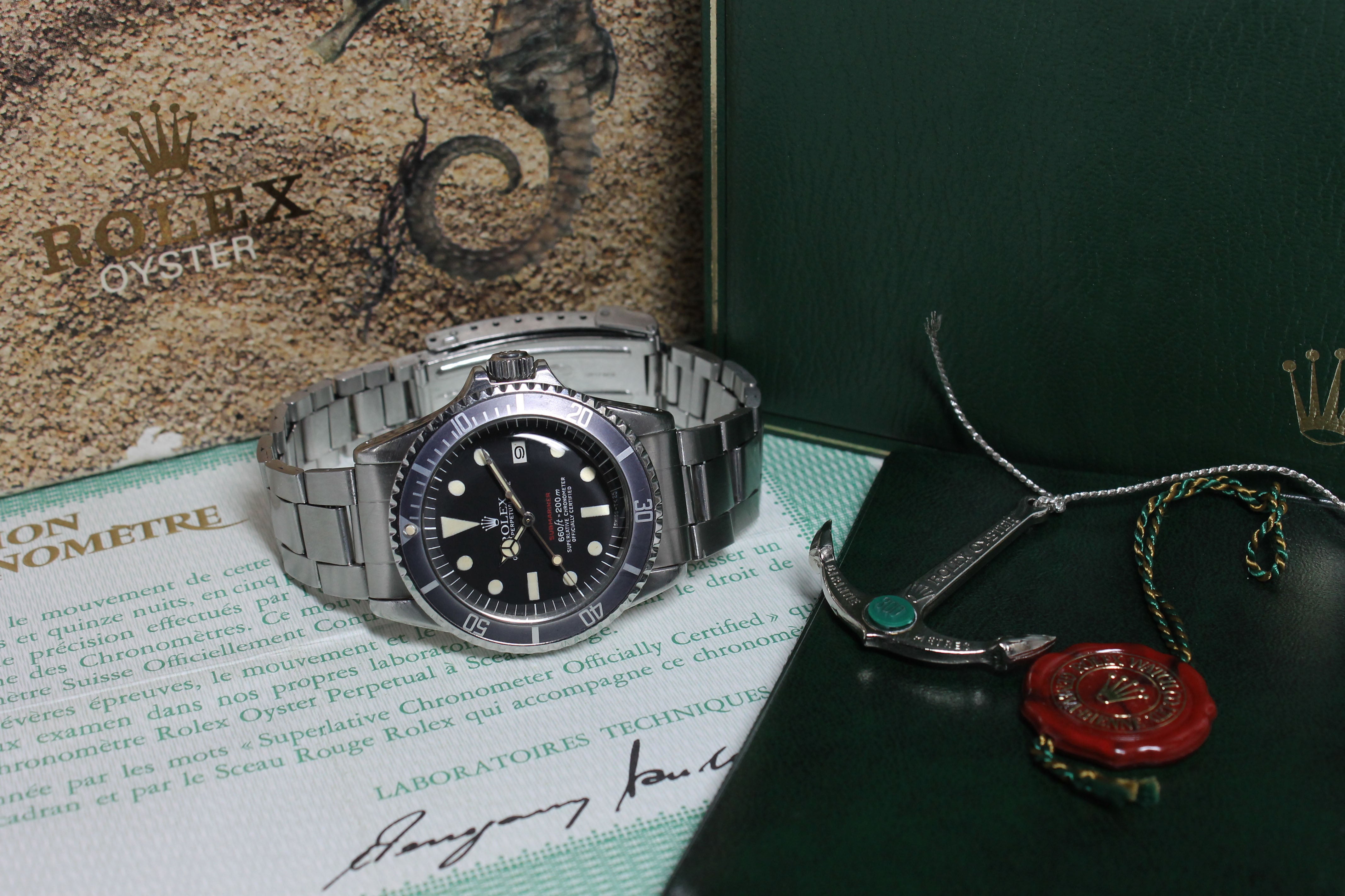 Rolex Red Submariner Ref. 1680 Year 1972 (with Box & Papers)