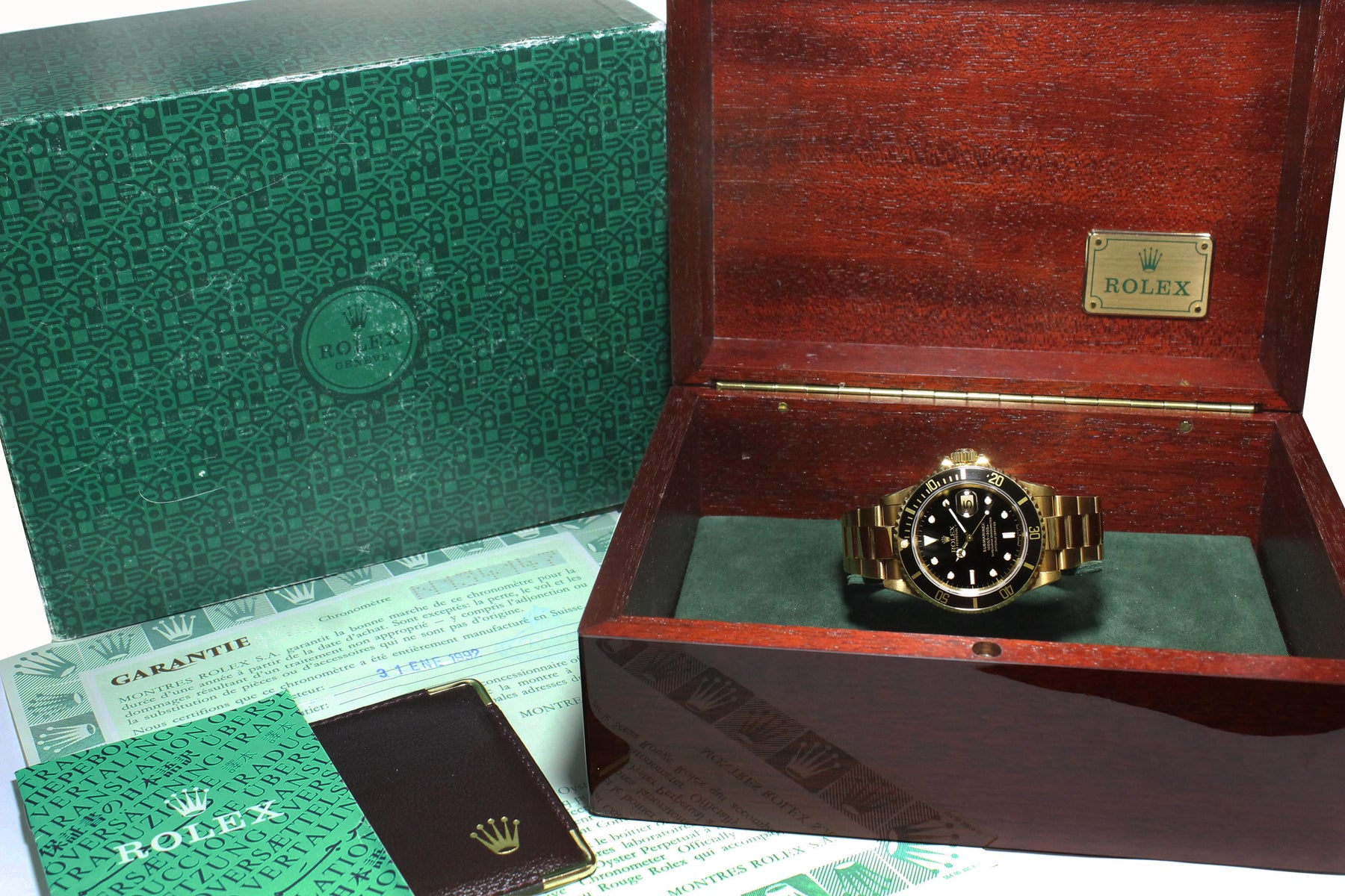 1991 Rolex Submariner Mint Unpolished Ref. 16618 (Full Set)