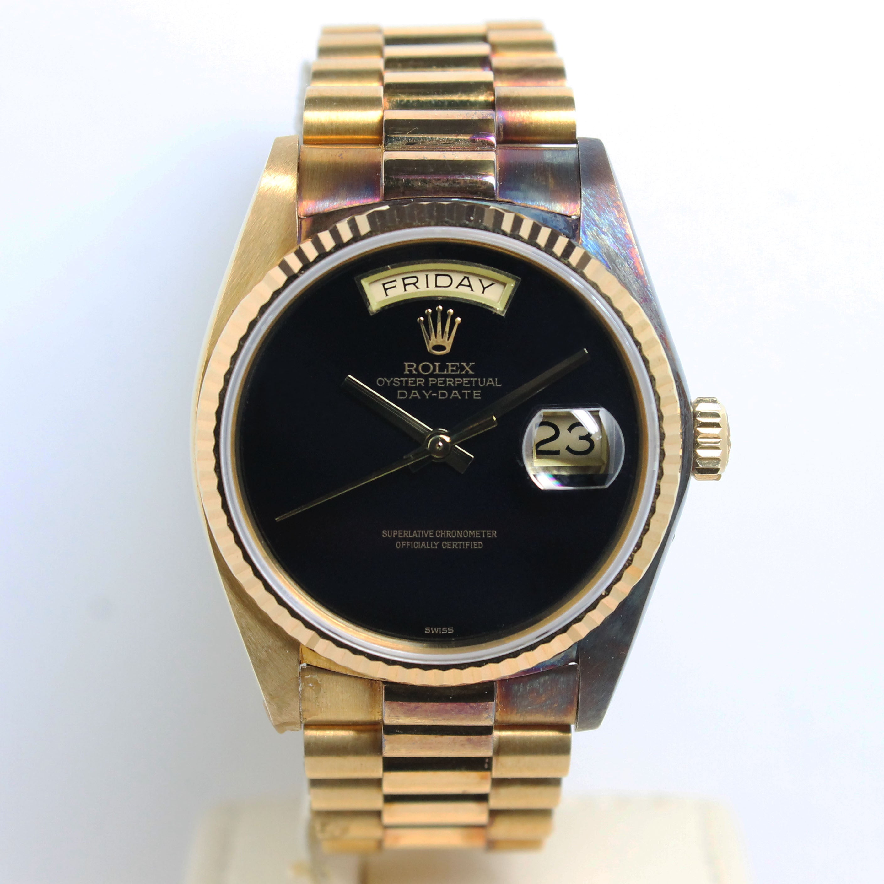 1982 Rolex Day Date Onyx NOS Ref. 18038 - Price on Request