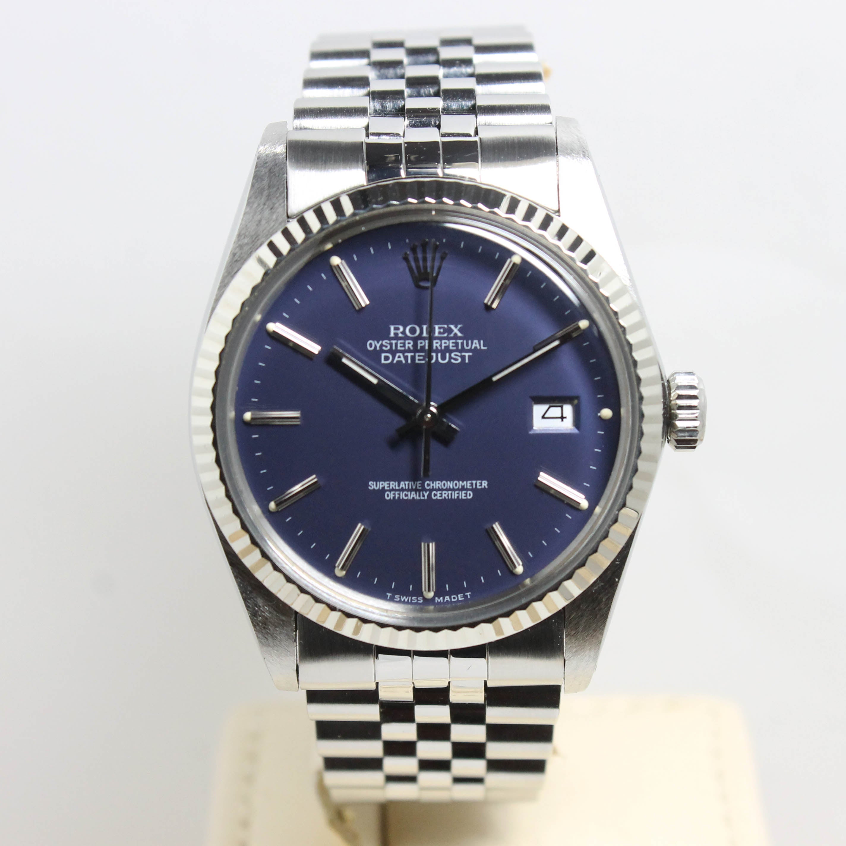 1981 Rolex Datejust Blue Dial Ref. 16014