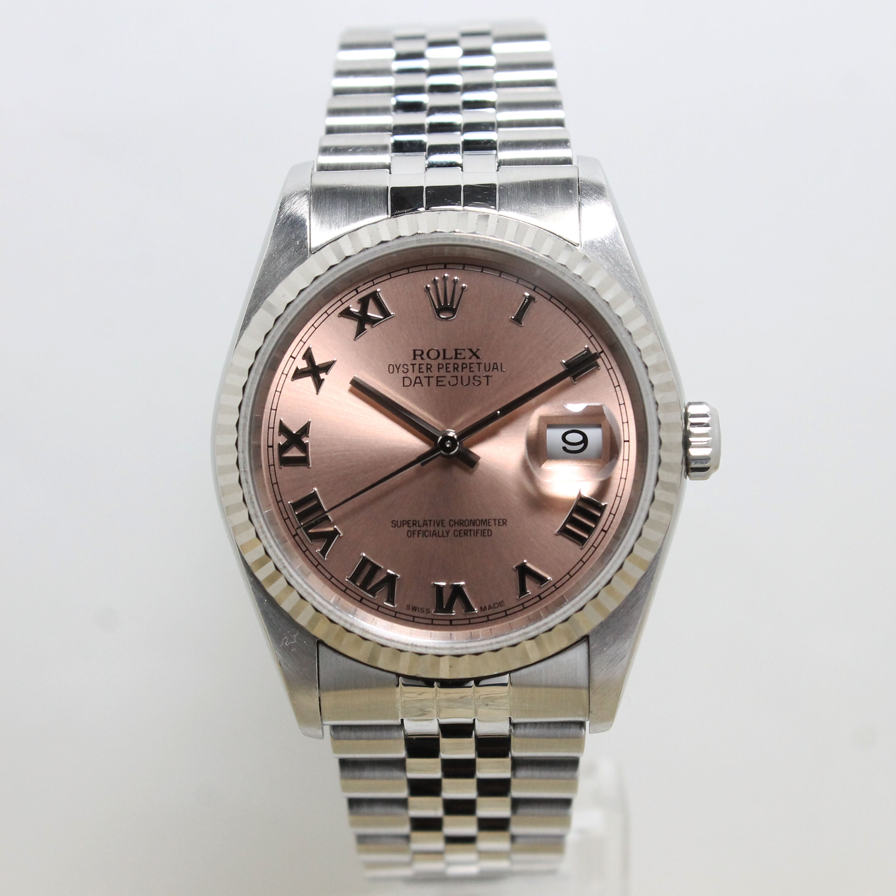 2003 Rolex Datejust St/WG Salmon Dial Ref.  16234