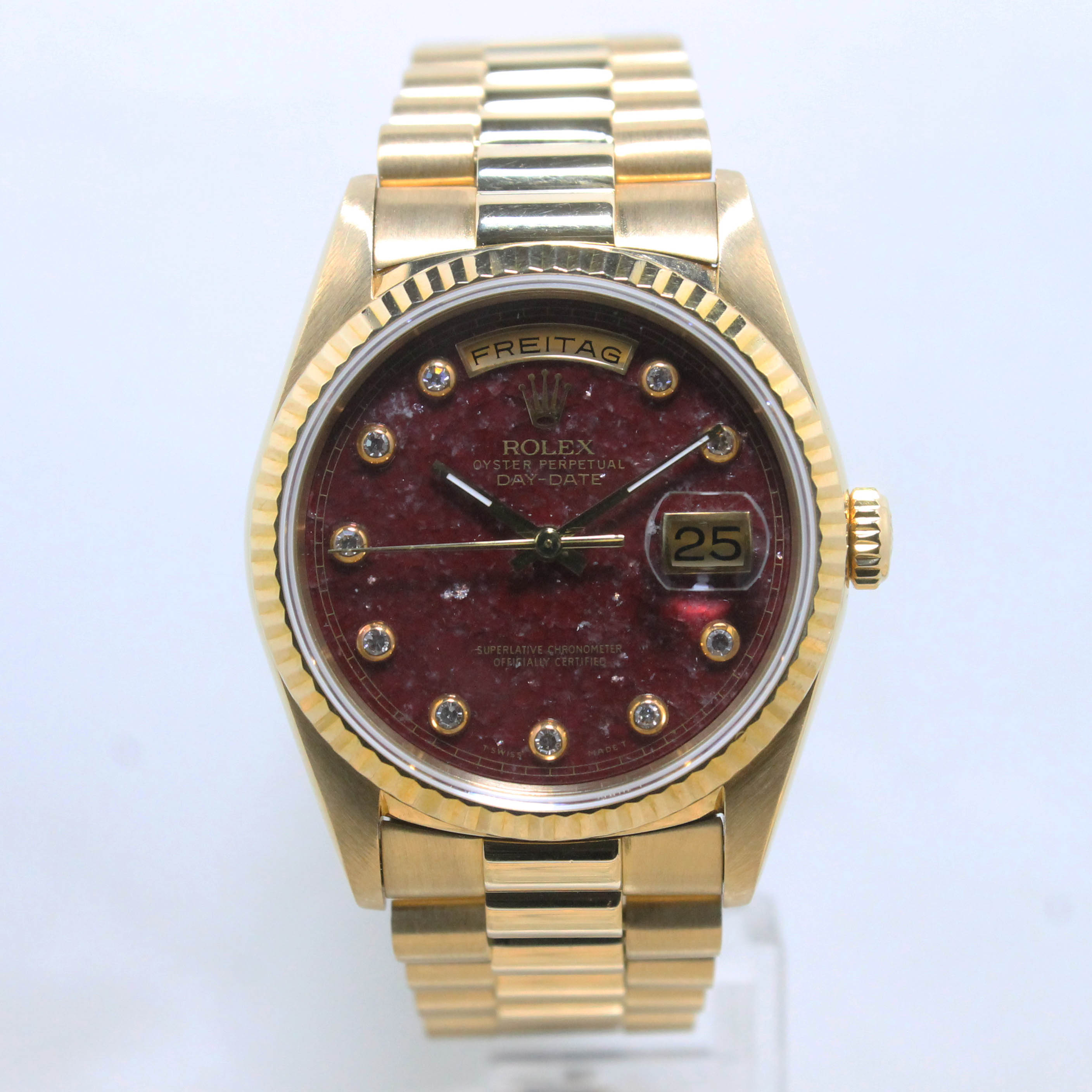 1990 Rolex Day Date Grossular Pinball Dial Ref. 18238