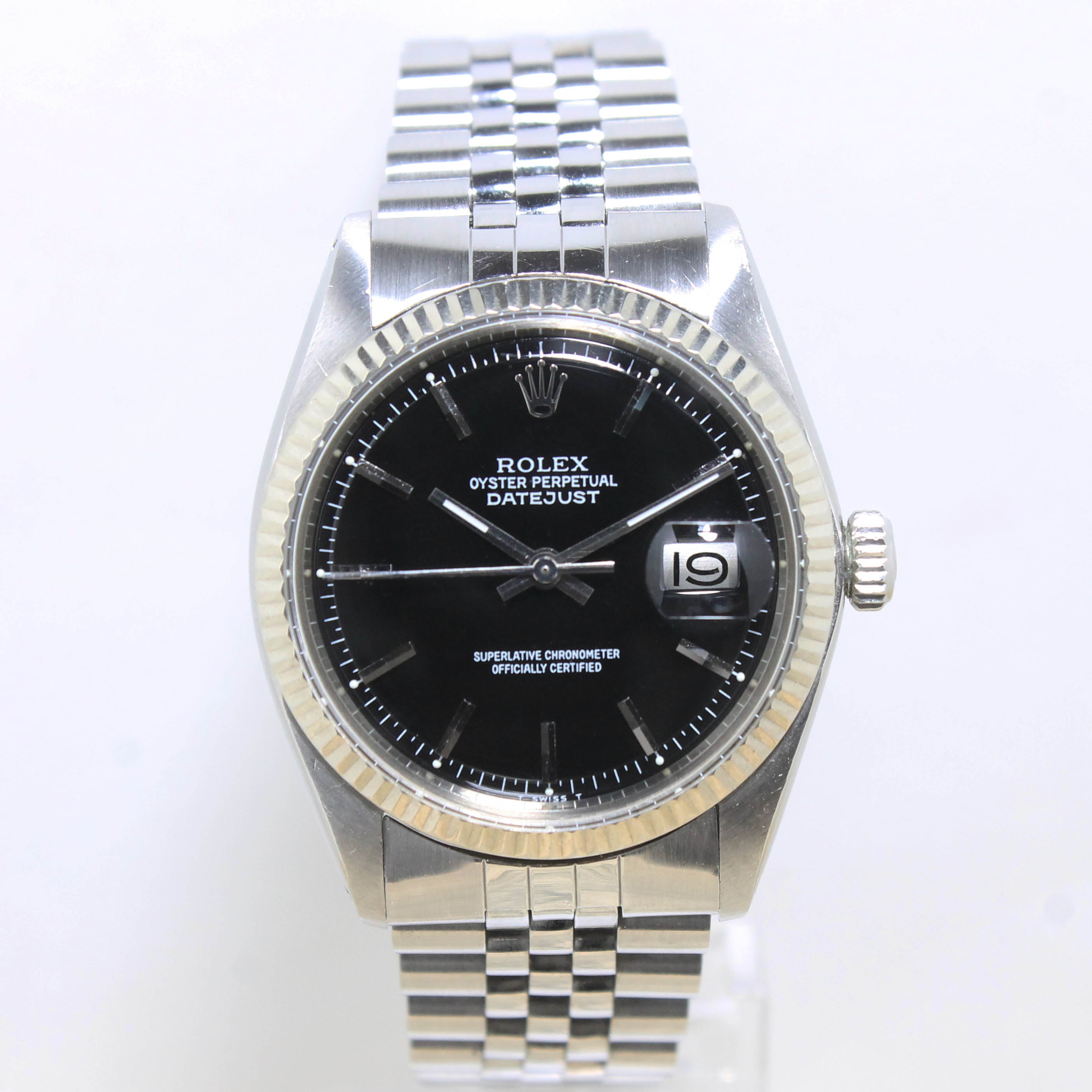 1978 Rolex Datejust Black Glossy Dial Ref. 1601