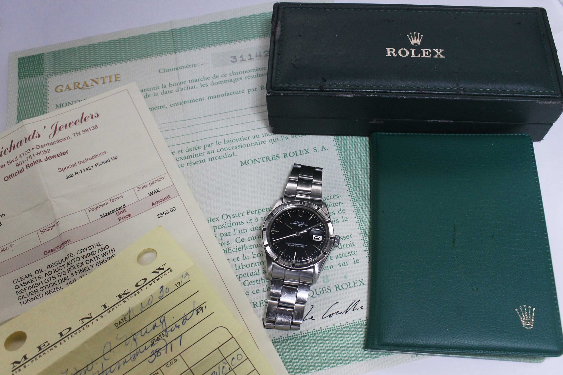 1972 Rolex Oyster Perpetual Date Ref. 1501 (Full Set)