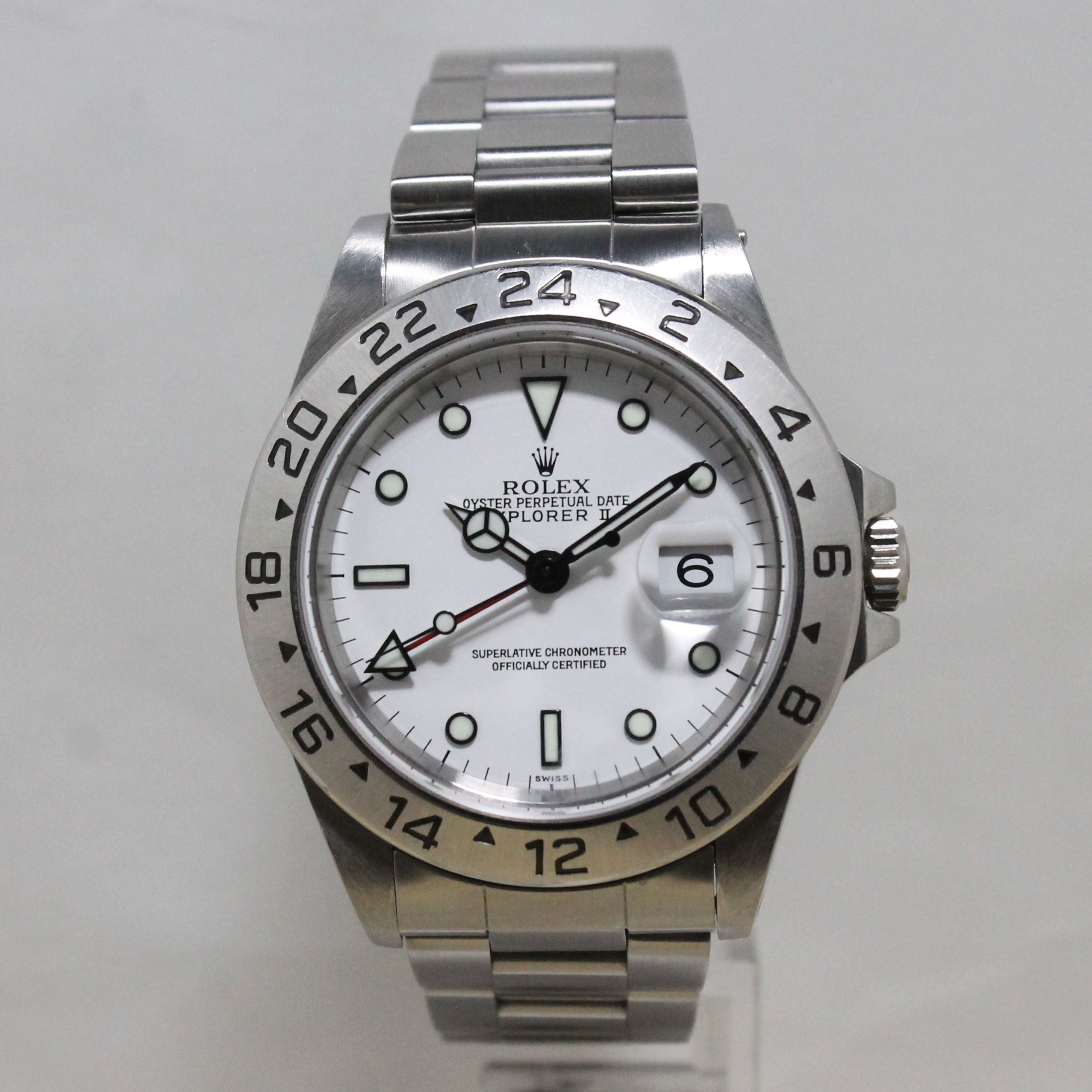 1999 Rolex Explorer II White 'Swiss' Dial Ref. 16570