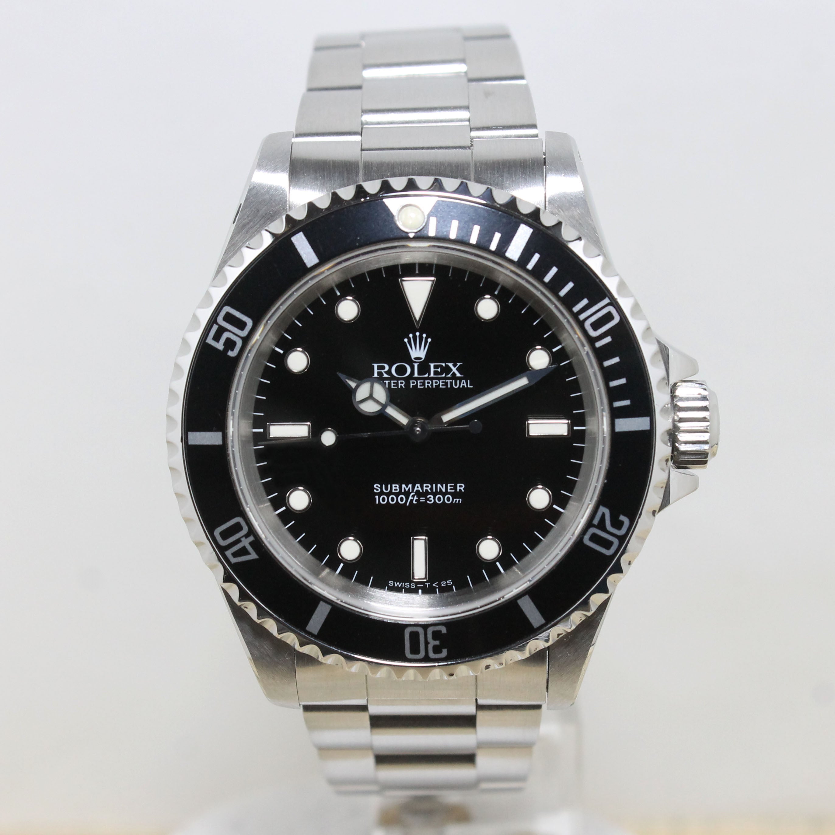 1993 Rolex Submariner Tritium Dial Ref. 14060 (with Box & Papers)