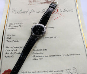 1973 Patek Philippe Ref. 3445 (with Extract from Archives)