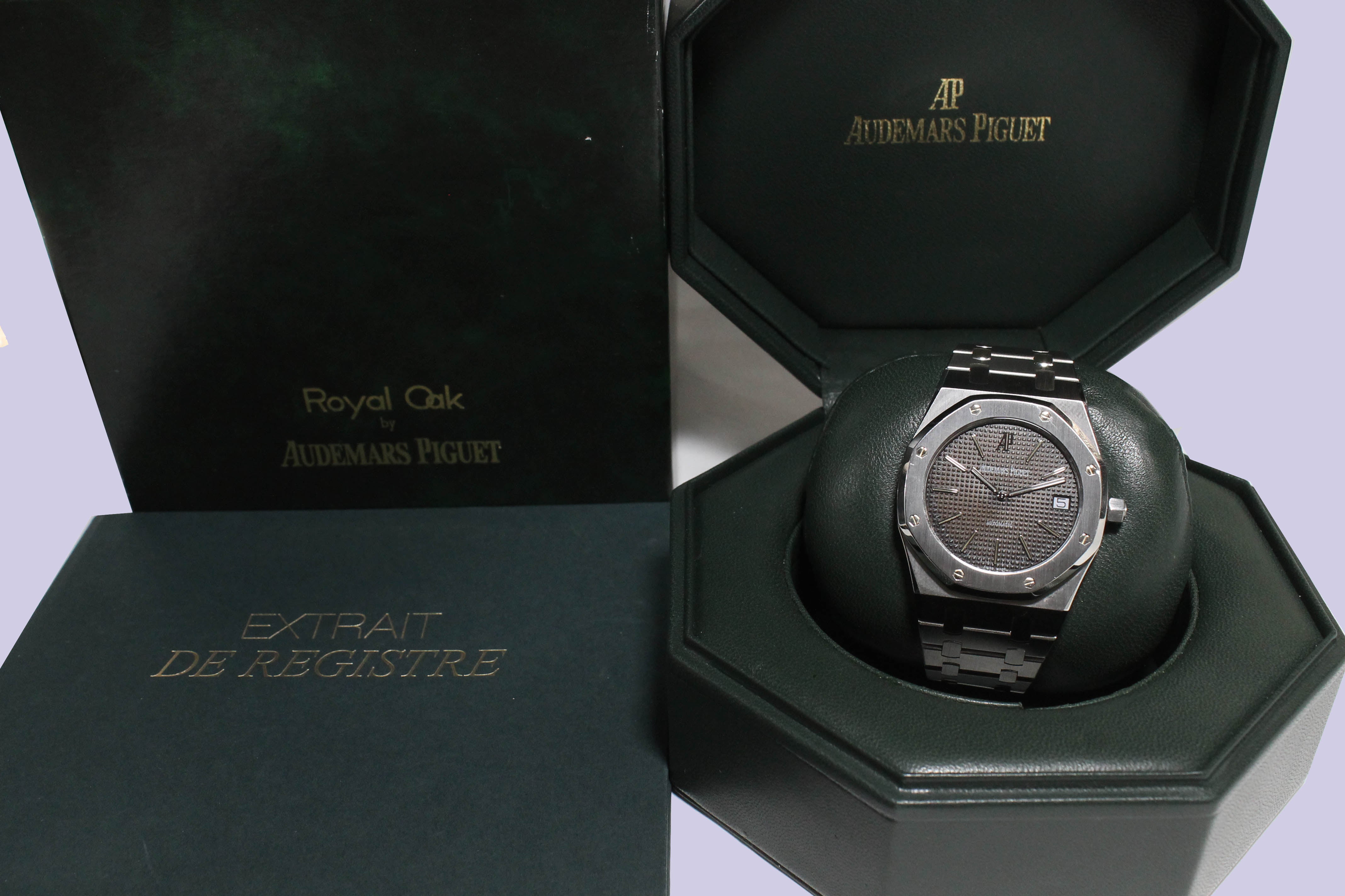 1995 Audemars Piguet Royal Oak Jubilee Tropical 39mm Ref. 14802ST (with Box & Extract from Archive 2020)