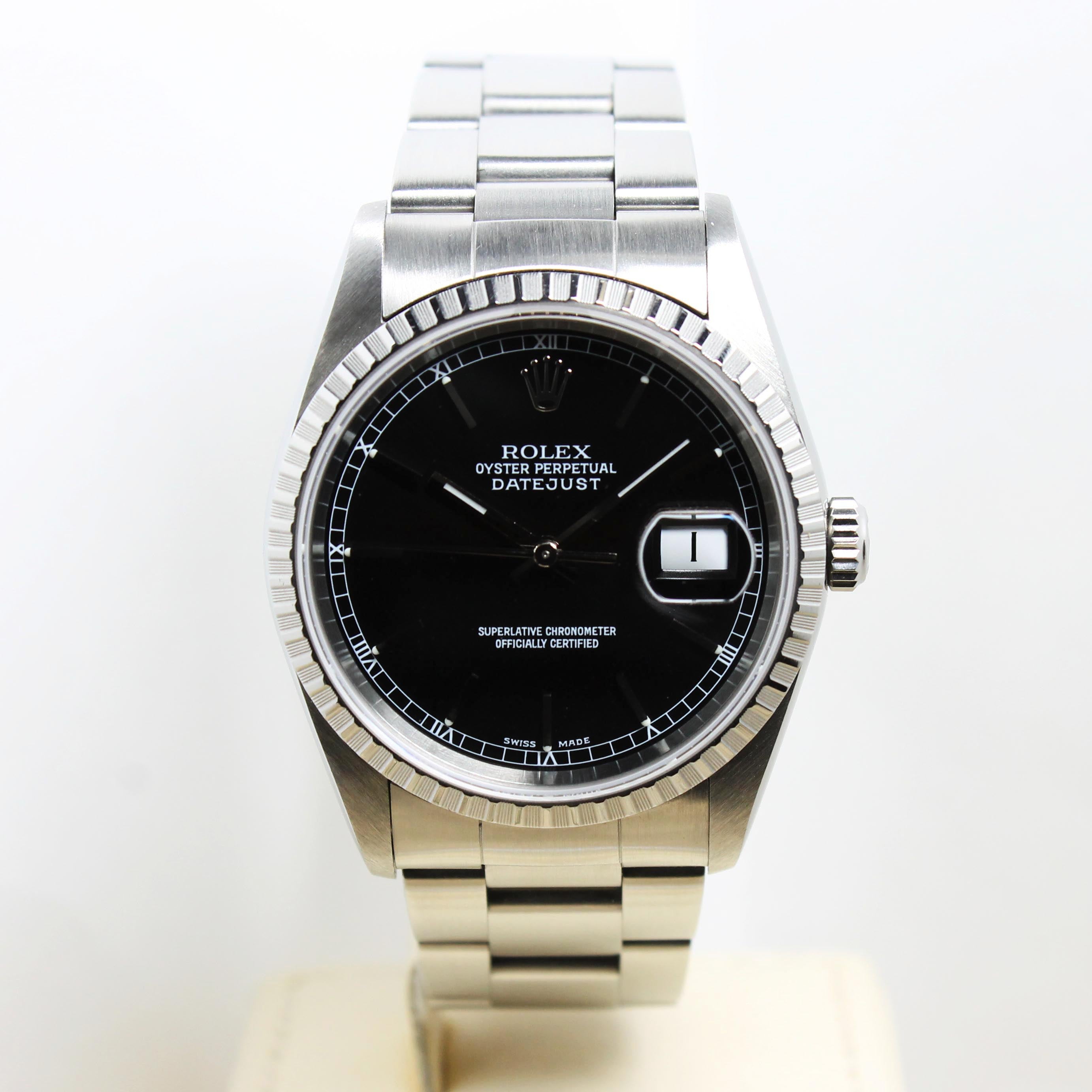 Rolex Datejust Ref. 16220 Year 2004 (Full Set)