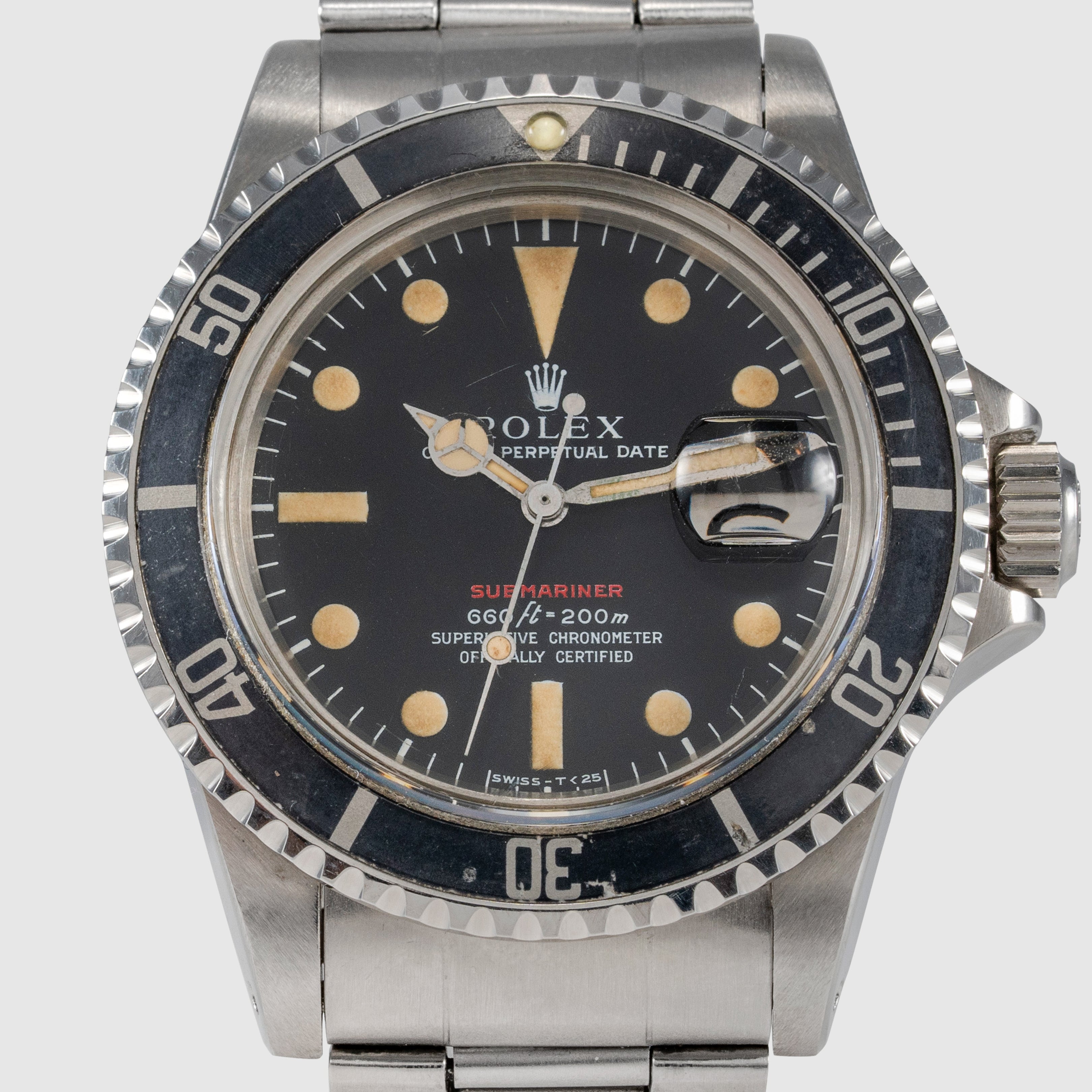 1973 Rolex Red Submariner MK4 Ref. 1680 (Super Full Set)