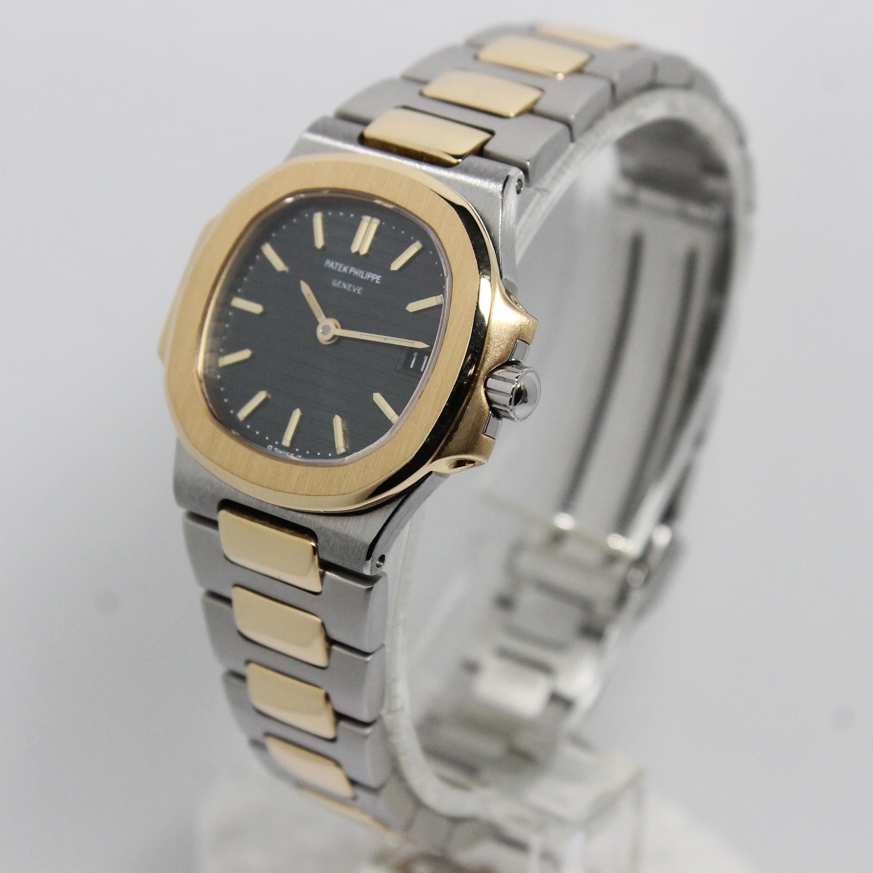 1981 Patek Philippe Nautilus Ladies St/G Ref. 4700 (with Orig. Certificate & Extract from Archives)