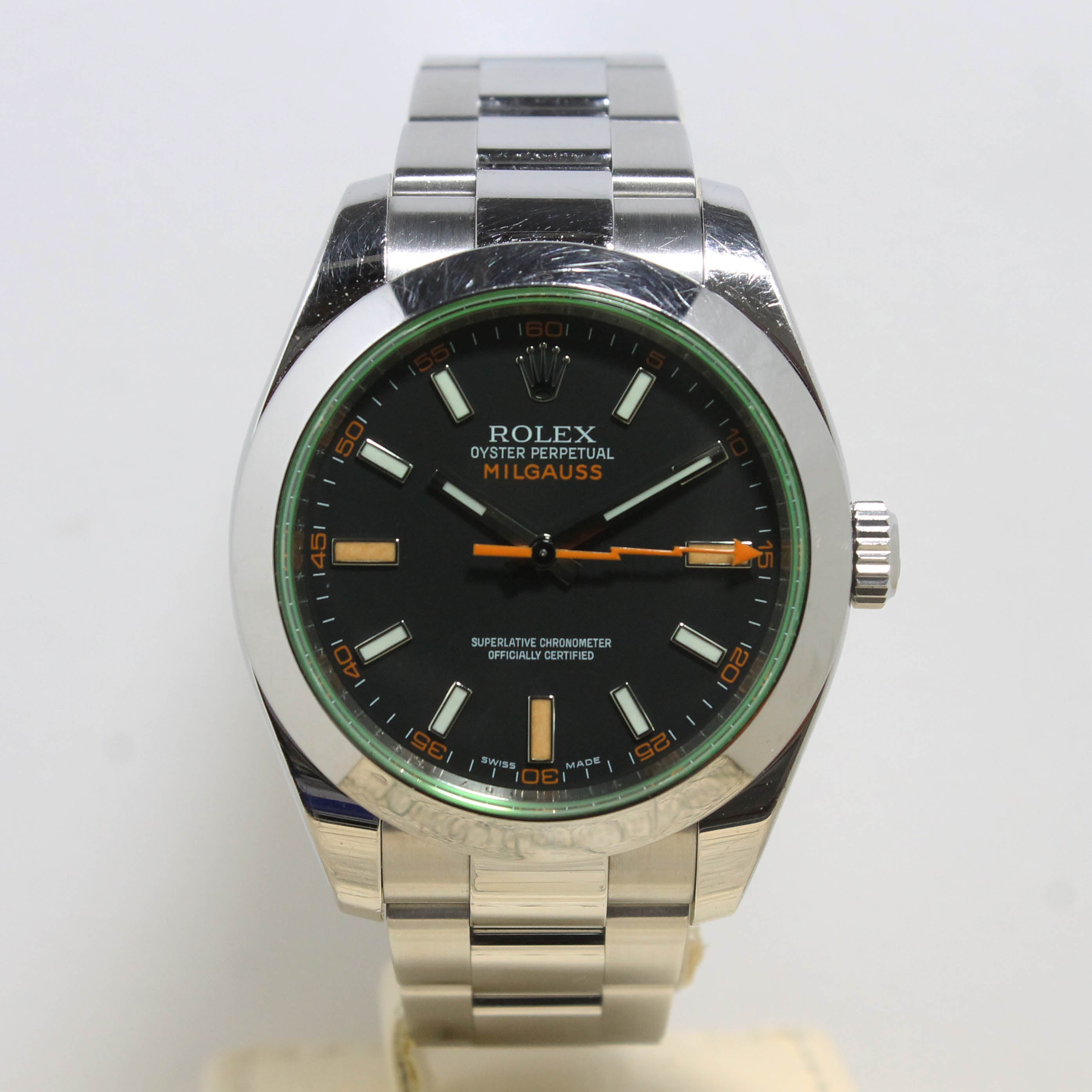 2009 Rolex Milgauss Ref. 11600GV (Box & Papers)