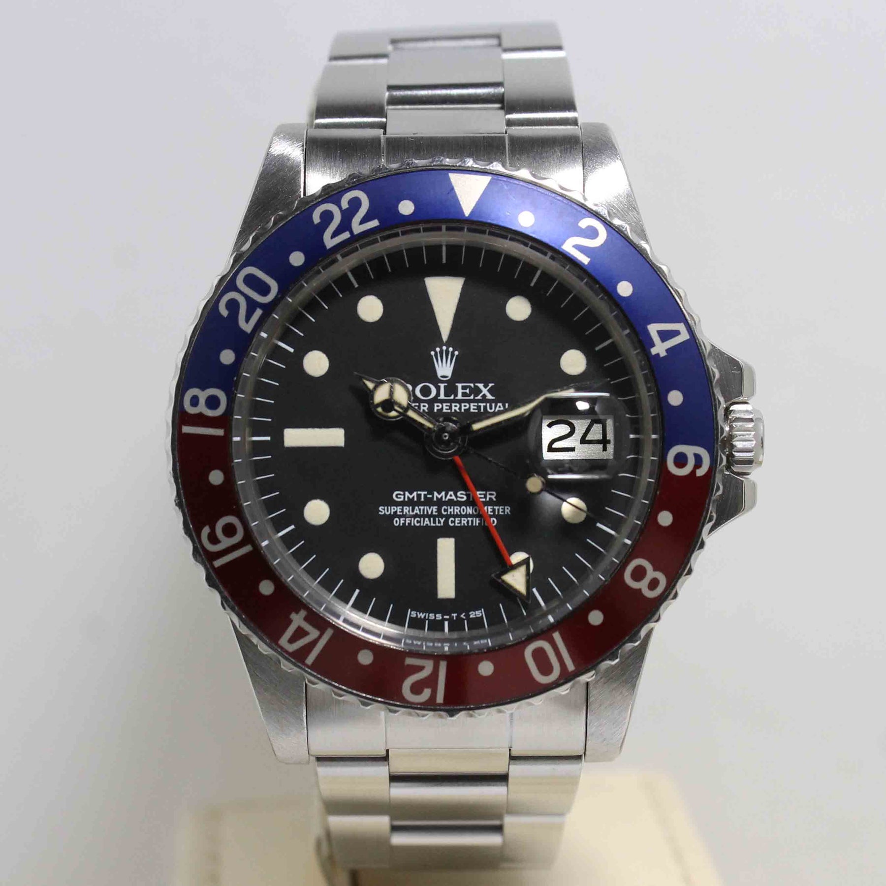 1978 Rolex GMT Master Radial Dial Ref.  1675 (with RSC Papers)
