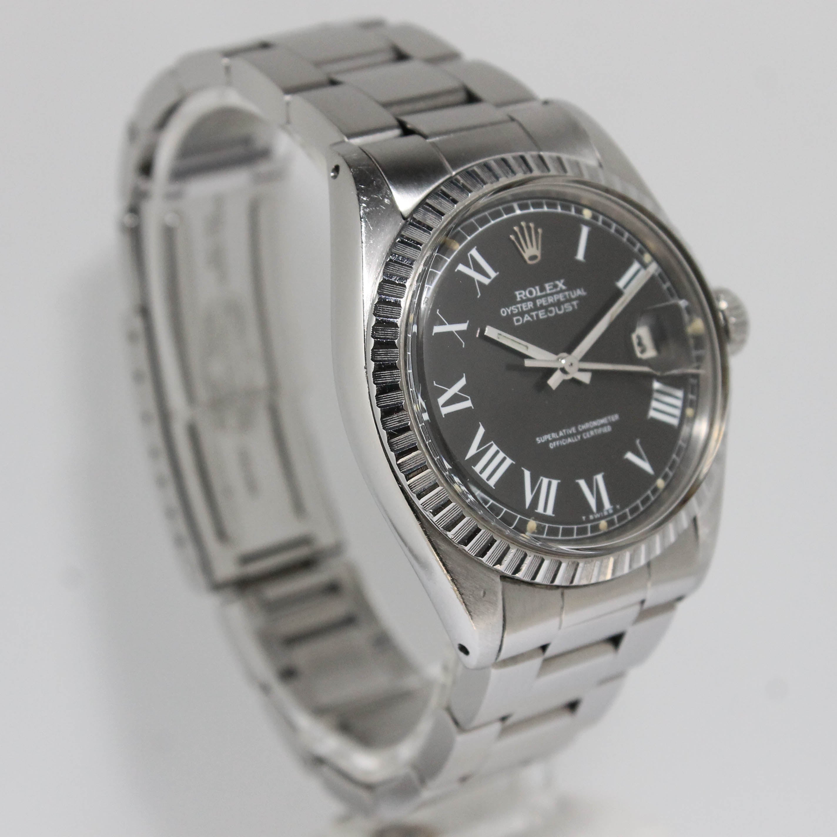 1974 Rolex Datejust Grey Buckley Dial Ref. 1603