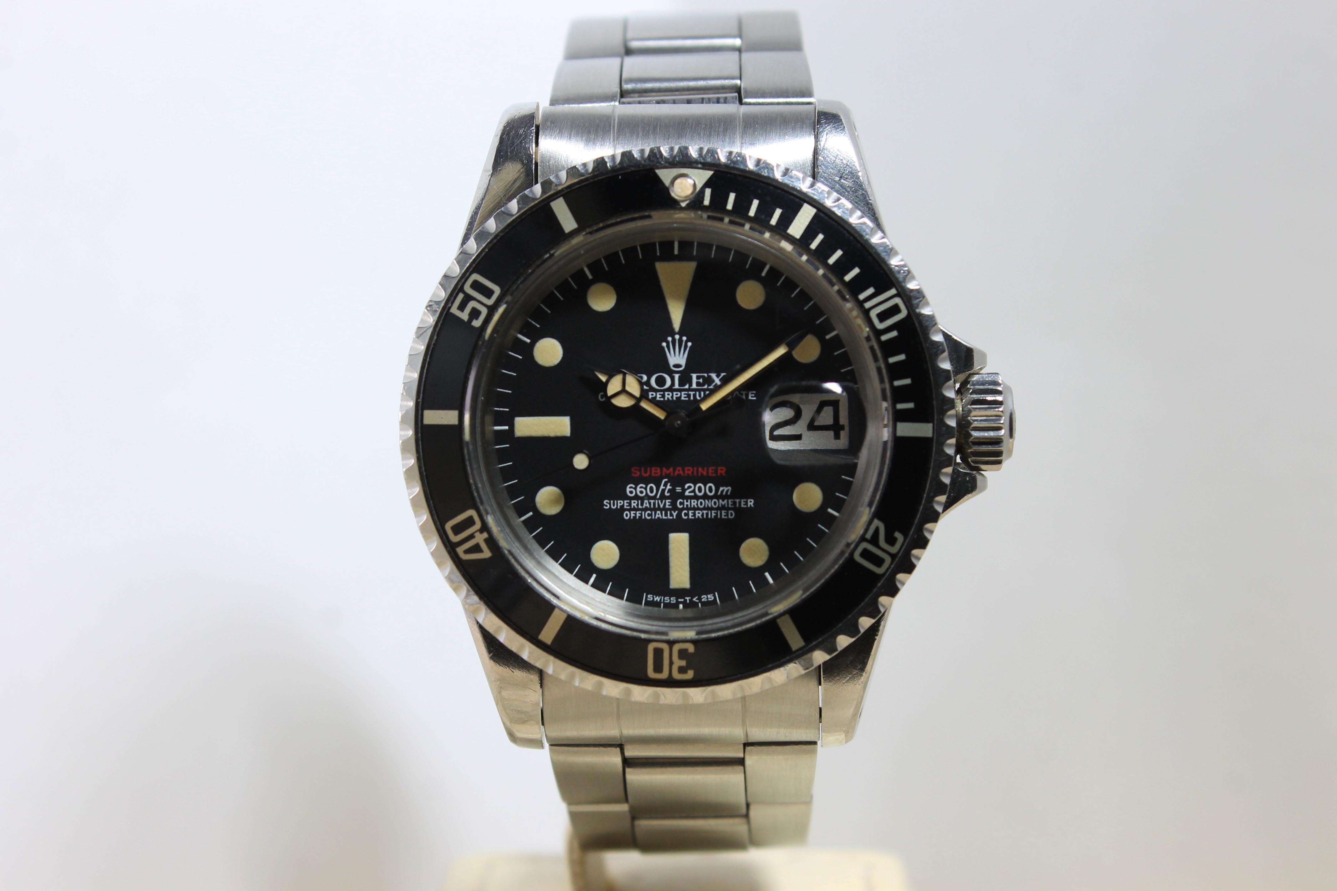 Rolex Red Submariner Ref. 1680 Year 1973 (Full Set)