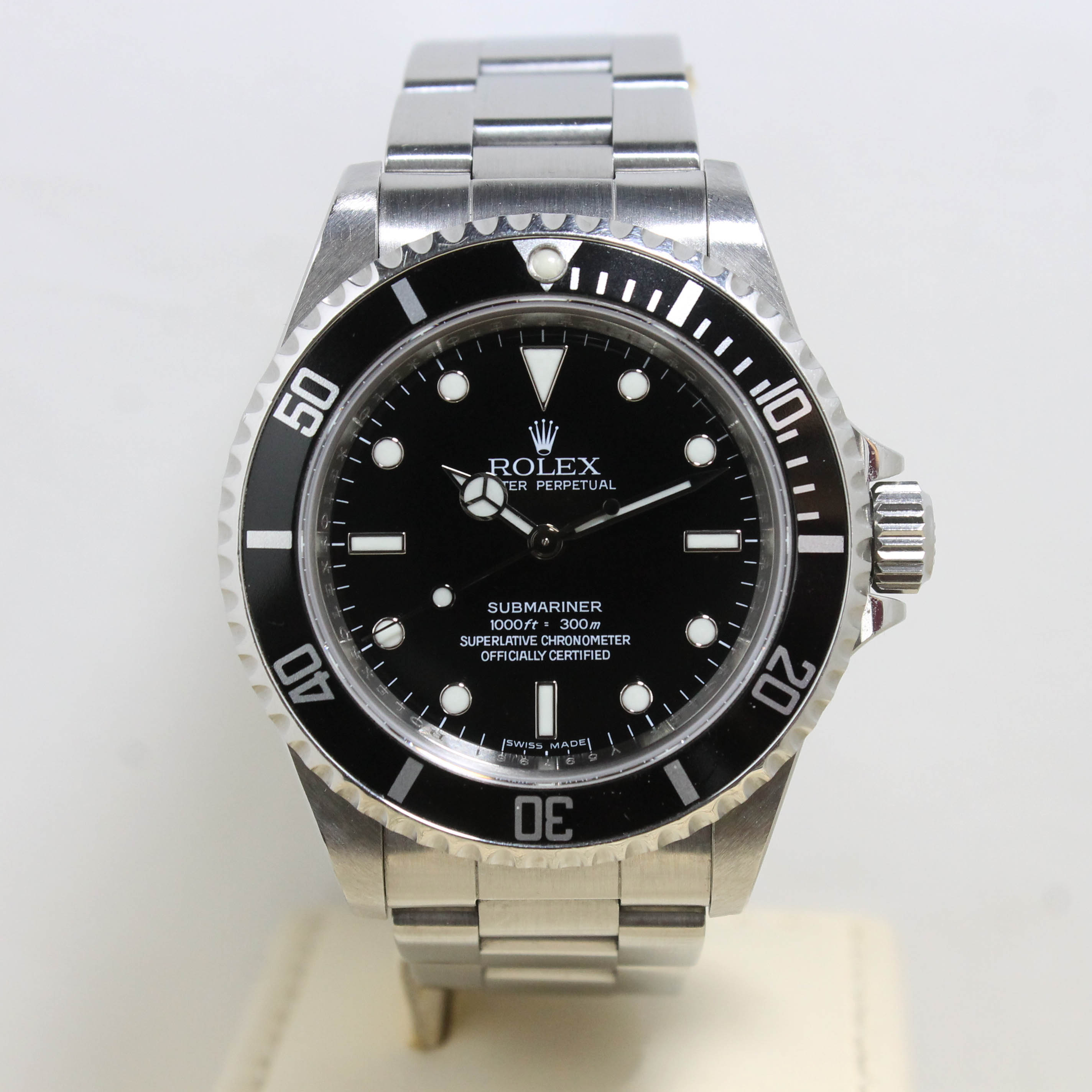 2009 Rolex Submariner Unpolished Ref. 14060M (Full Set)