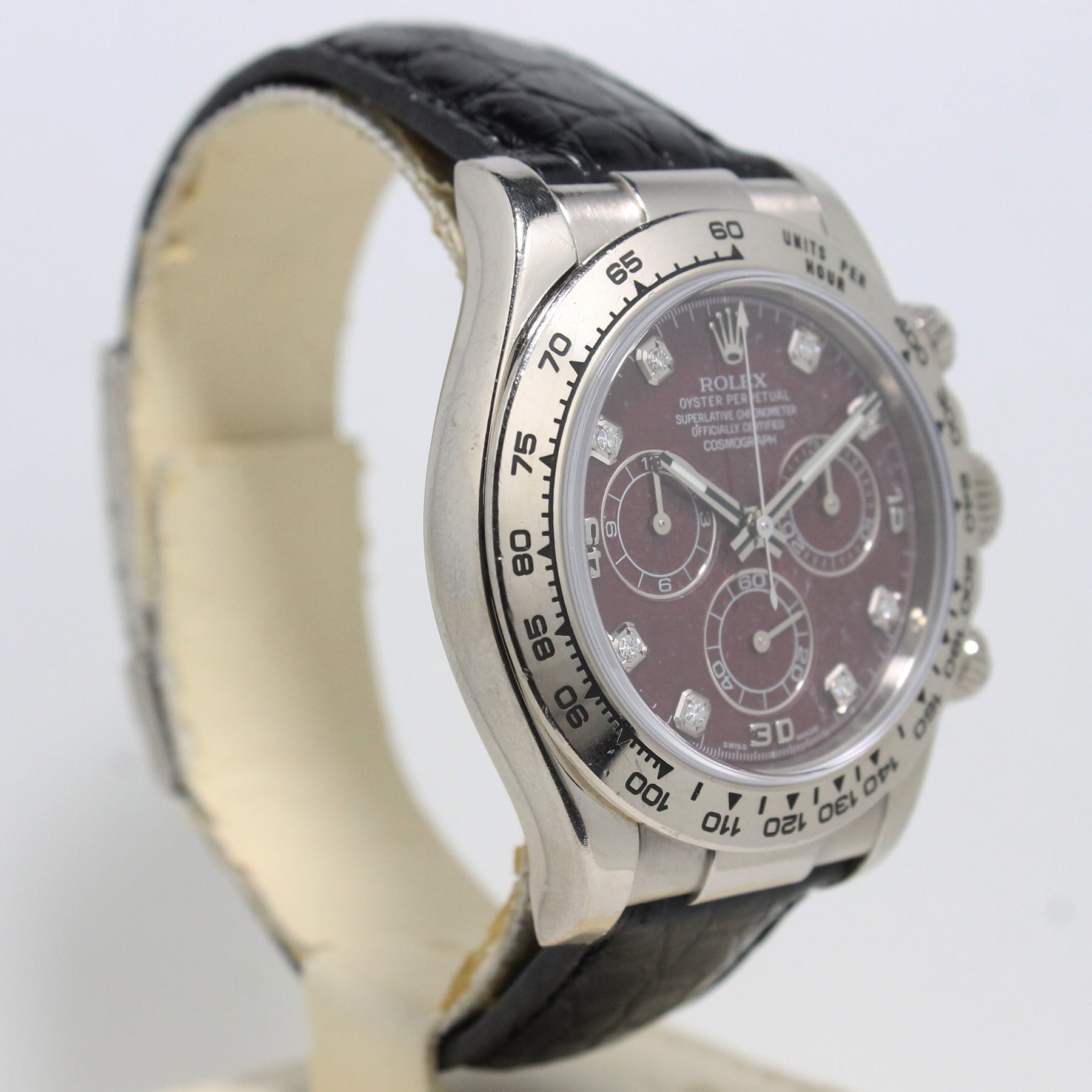 2005 Rolex Daytona White Gold Grossular Diamond Dial Ref. 116519