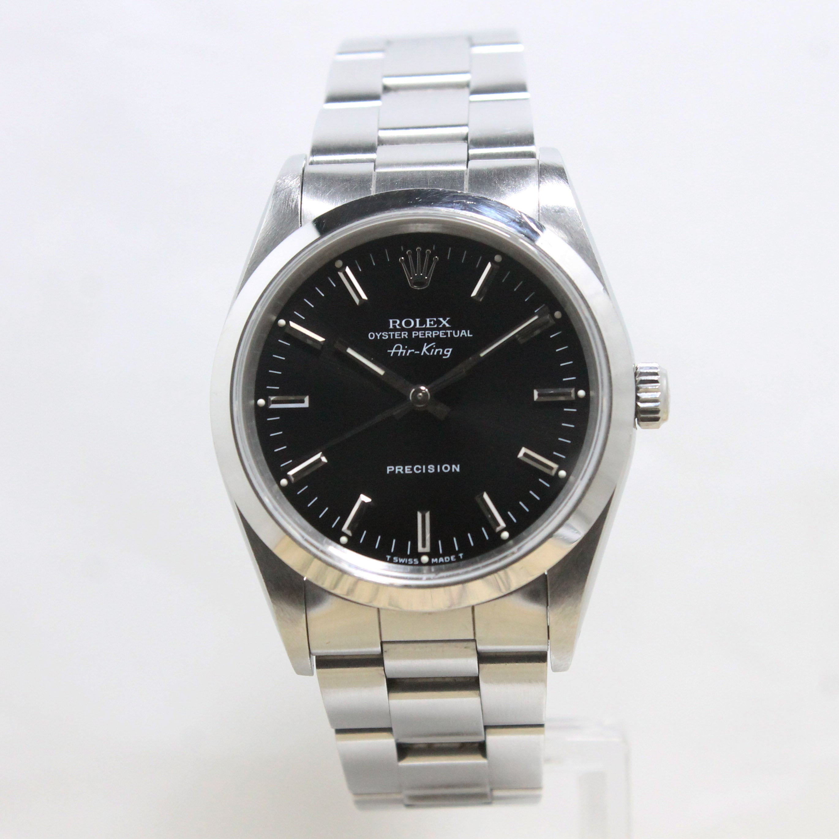 1991 Rolex Air King Black Dial Ref. 14000 (Full Set)