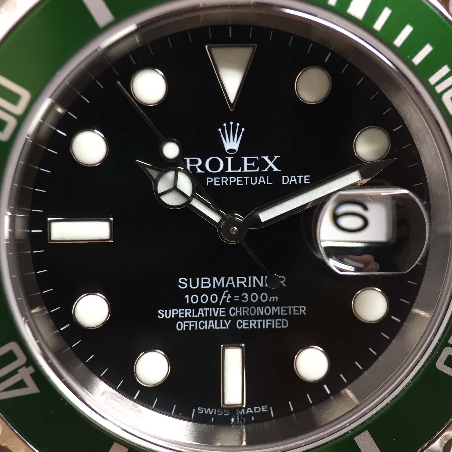 Rolex Submariner Anniversary NOS Ref. 16610LV Year 2006 (Full Set)