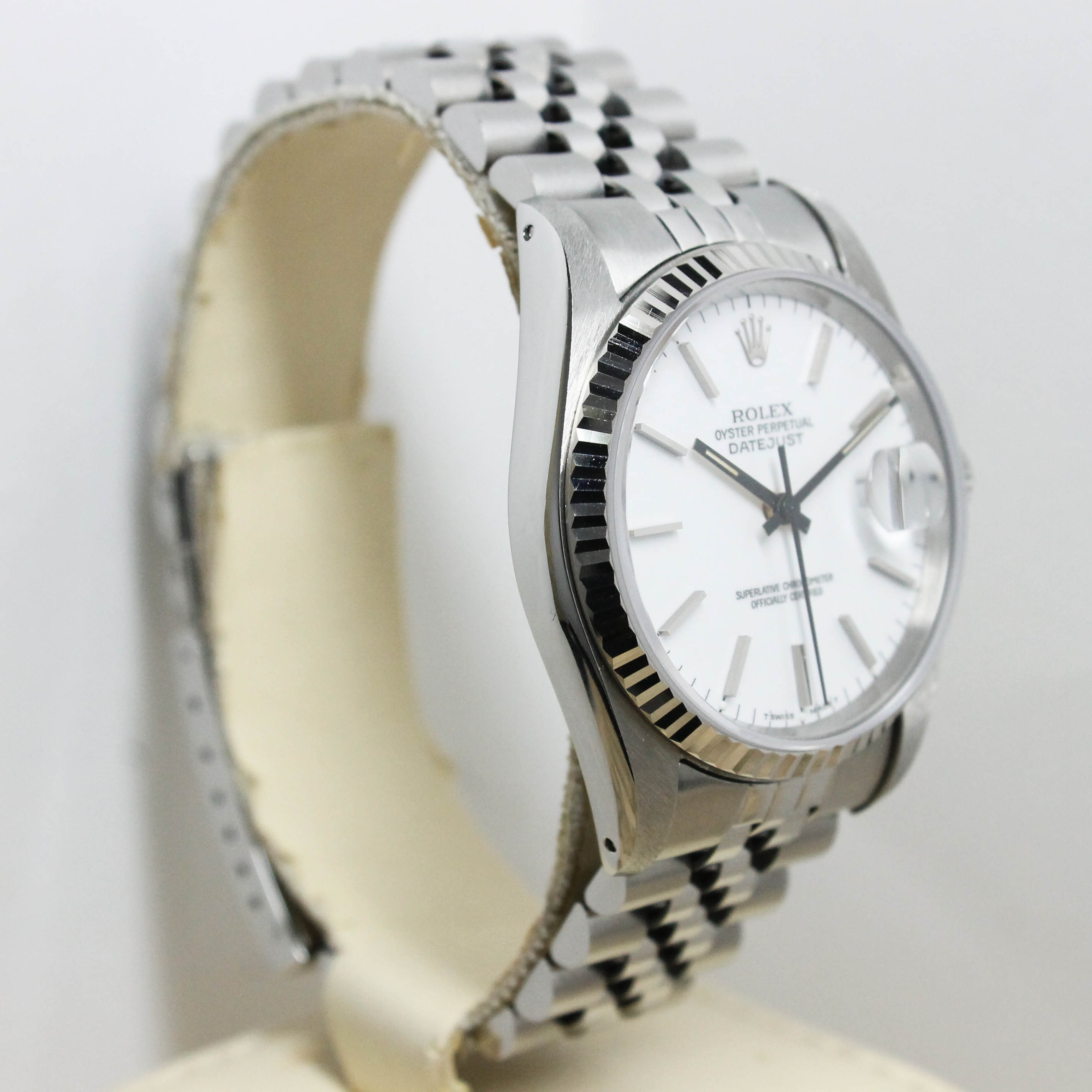 1987 Rolex Datejust Porcelain Ref. 16234