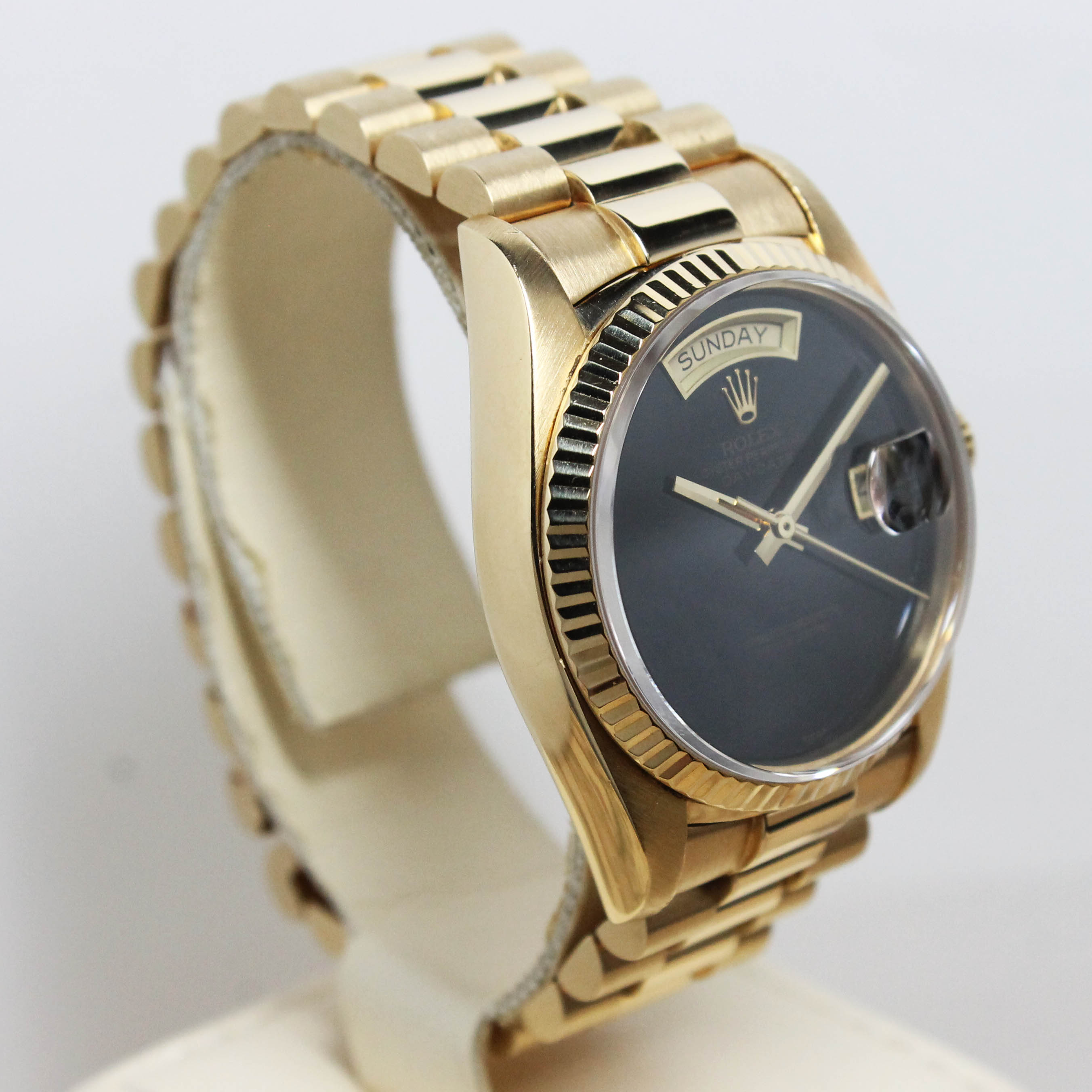 1986 Rolex Day Date Onyx Ref. 18038