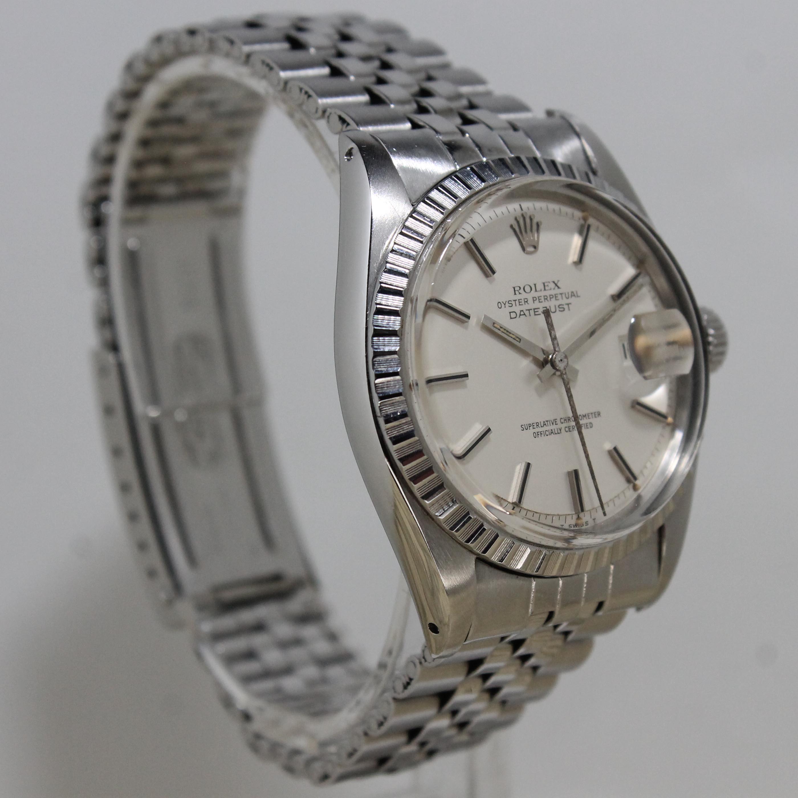 1978 Rolex Datejust Satin White Dial Ref. 1603