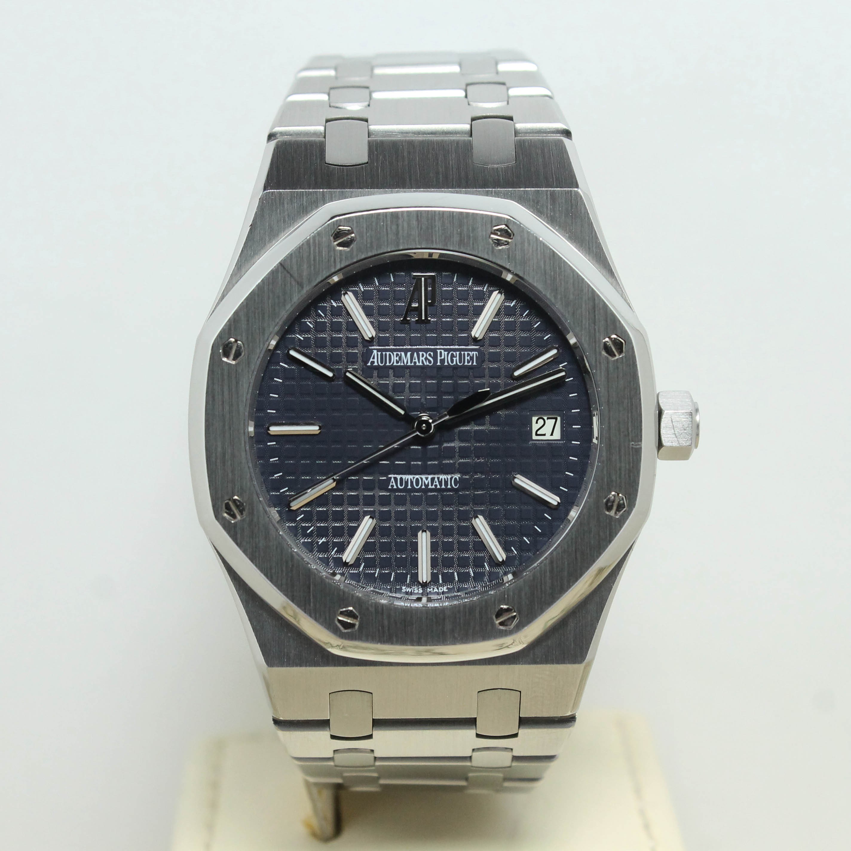 2010 Audemars Piguet Royal Oak Blue Dial Ref. 15300ST (Full Set)