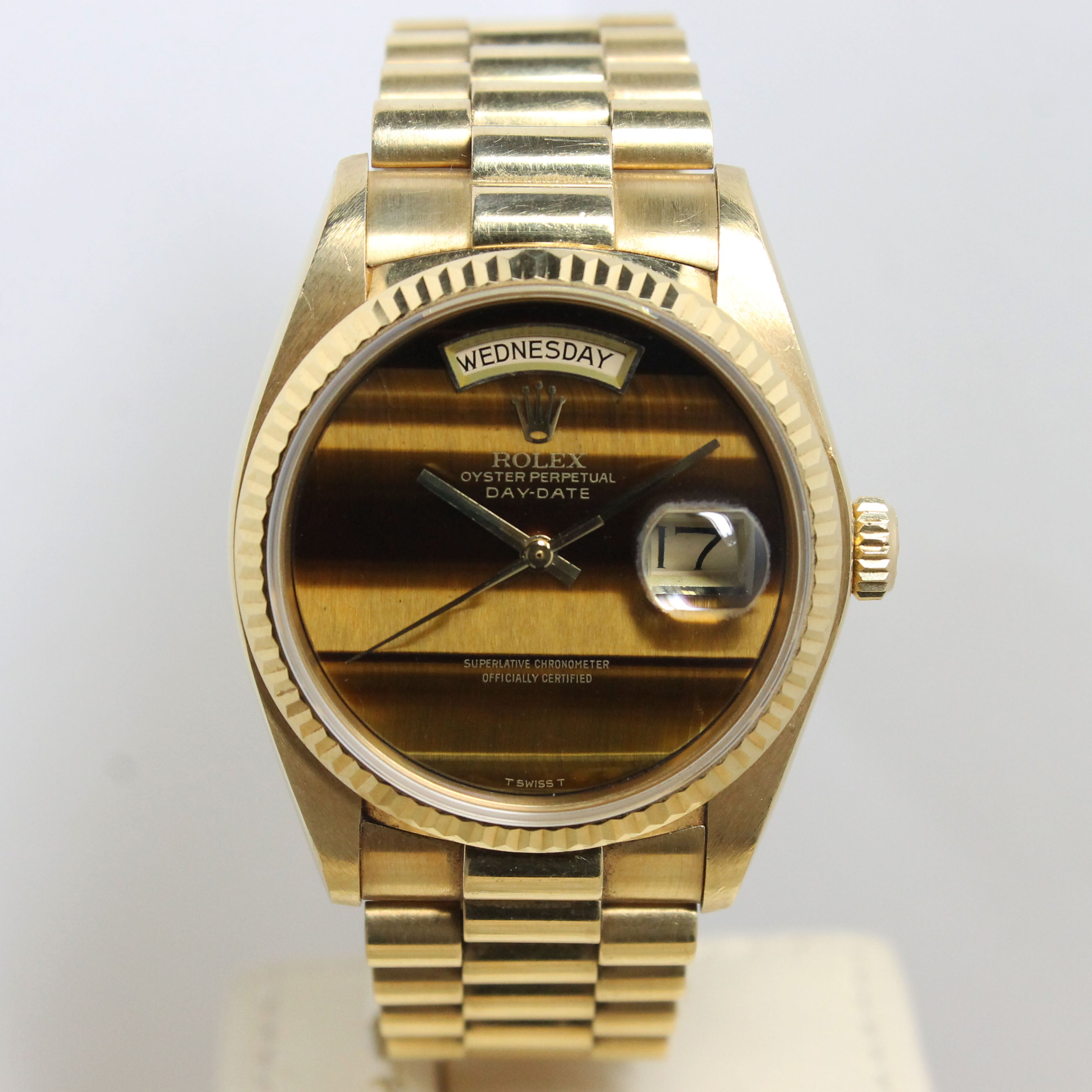 1980 Rolex Day Date Tiger's Eye Ref. 18038 (with Papers)