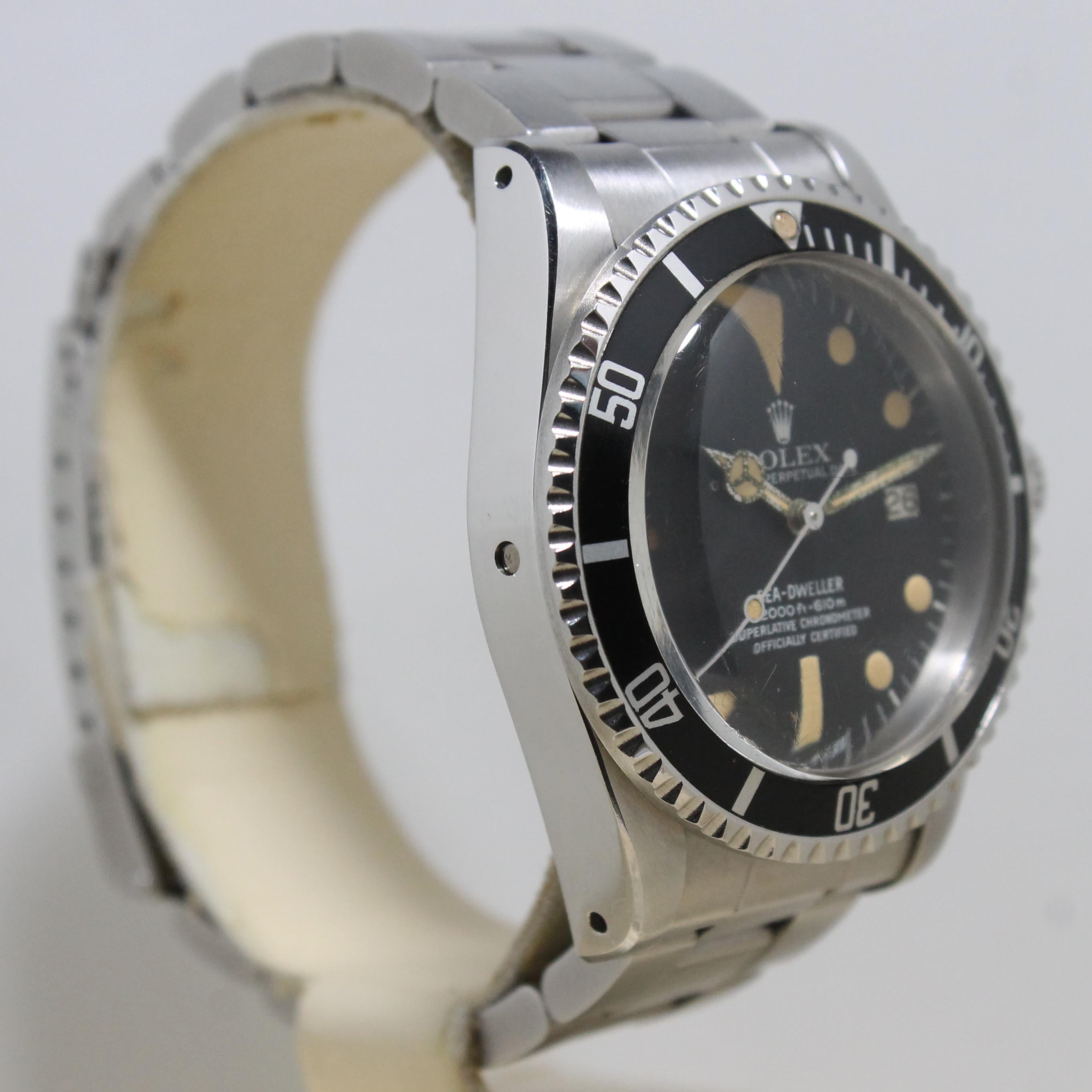 1978 Rolex Sea Dweller Great White Unpolished, like new Ref. 1665 (Full Set with Invoice)