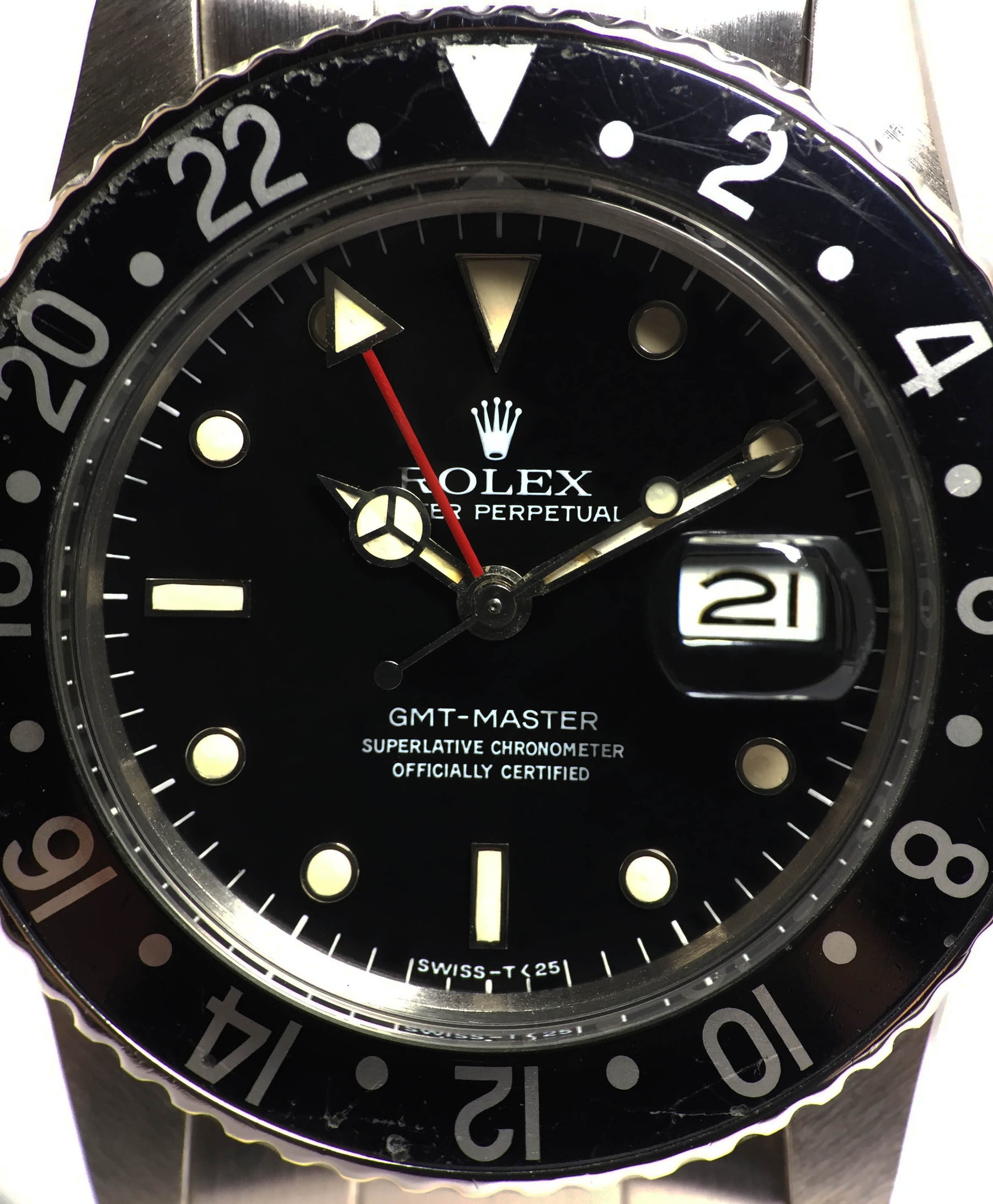 Rolex GMT Master Ref. 16750 Year 1984 (with Box & Papers)